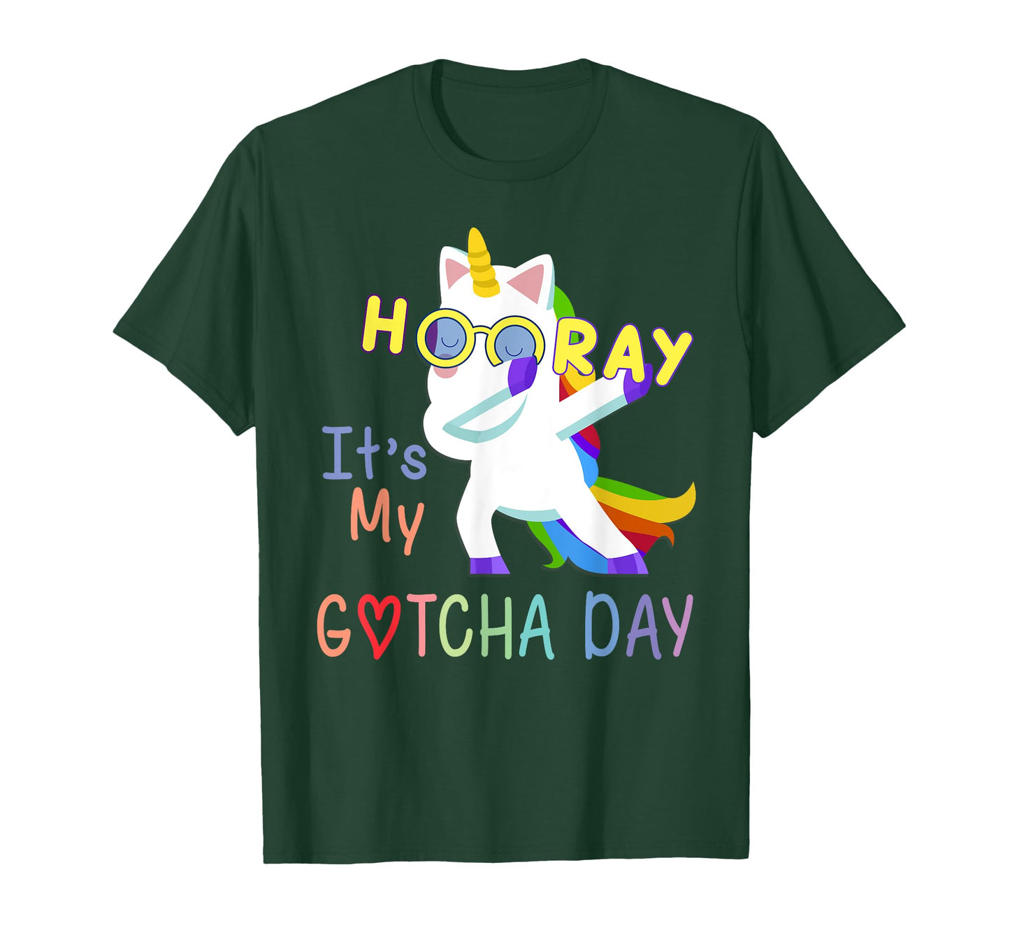 foster child adoption gifts Hooray It's My Gotcha Day kids T-Shirt