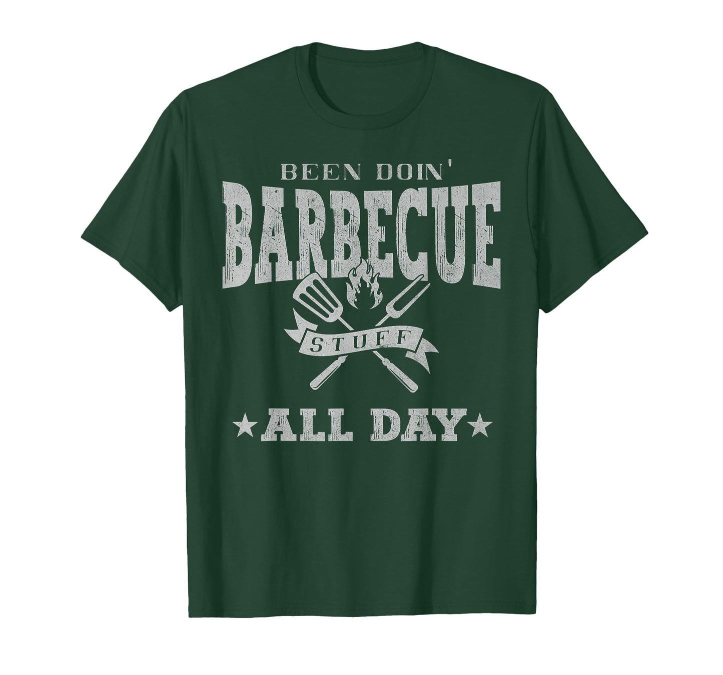 Been Doin Barbecue Stuff All Day Funny Grilling Barbecue BBQ T-Shirt