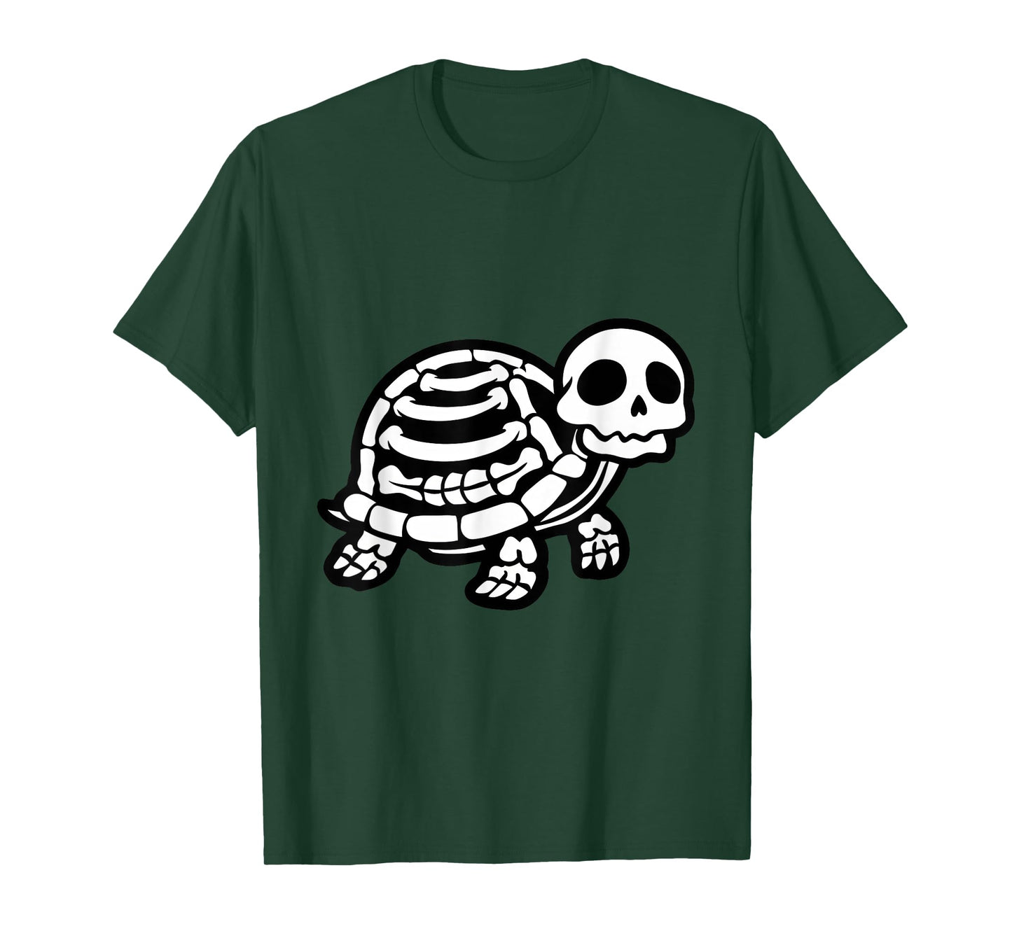 Cute Halloween Turtle Skeleton Tortoise Fossils Archeologist T-Shirt
