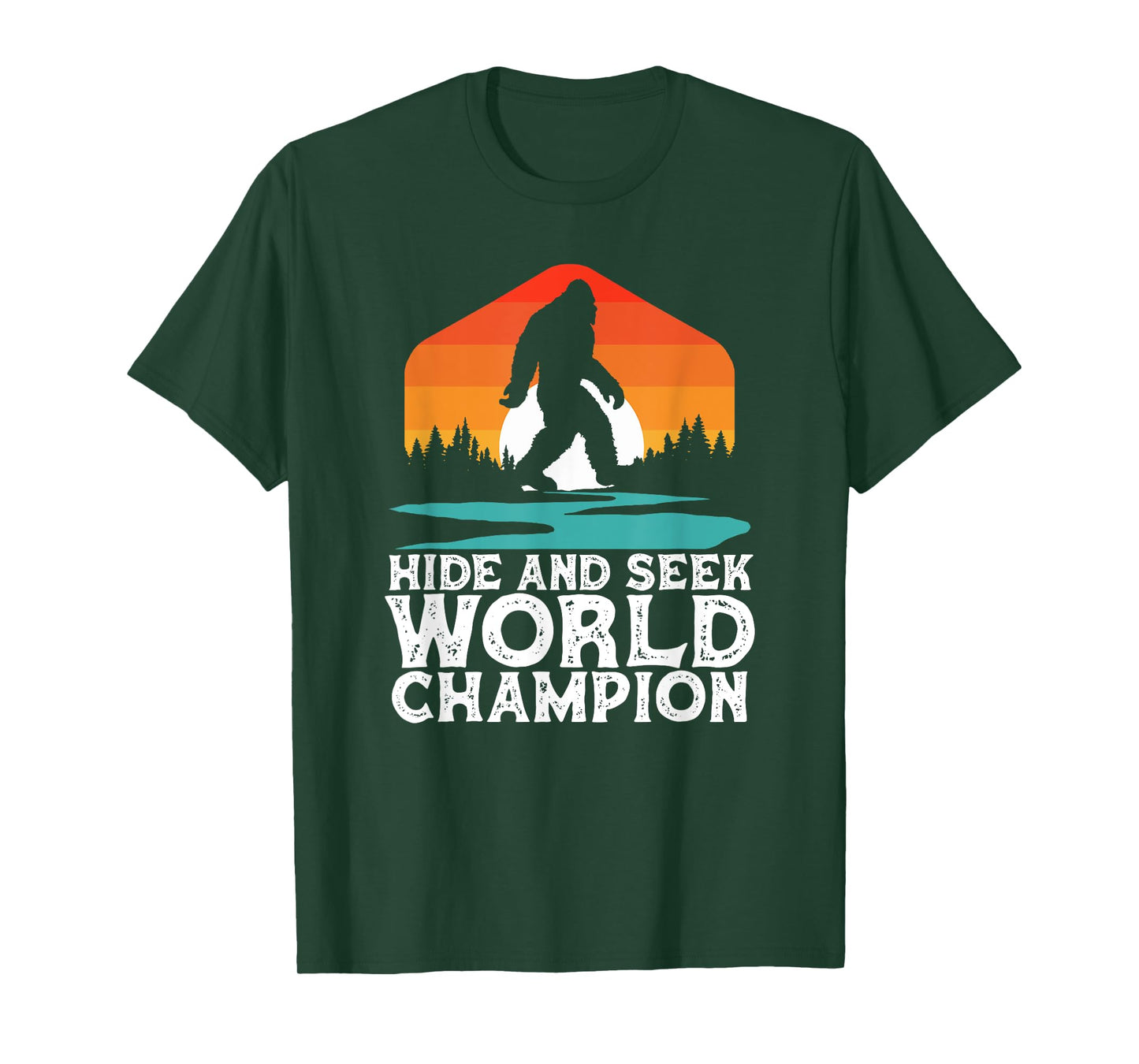 Hide and Seek World Champion Funny Bigfoot 2020 T-Shirt