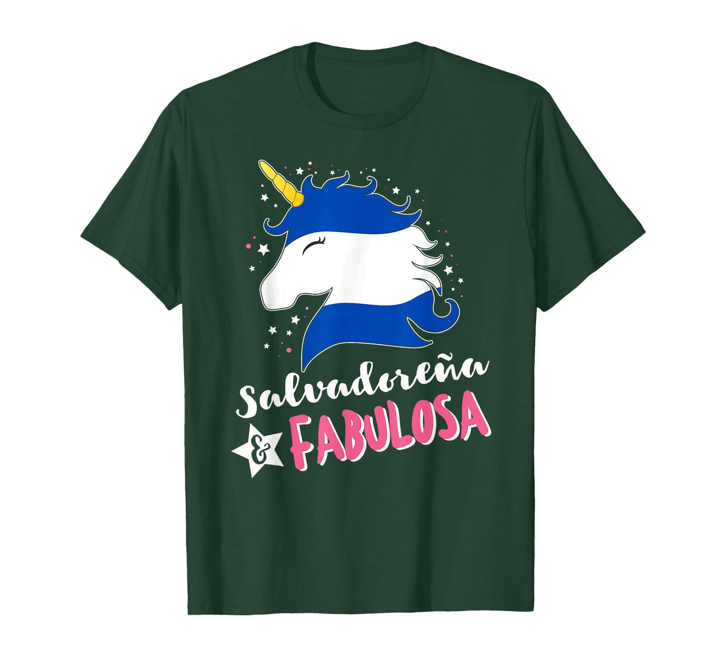 Salvadoran Flag El Salvador Unicornio T-Shirt