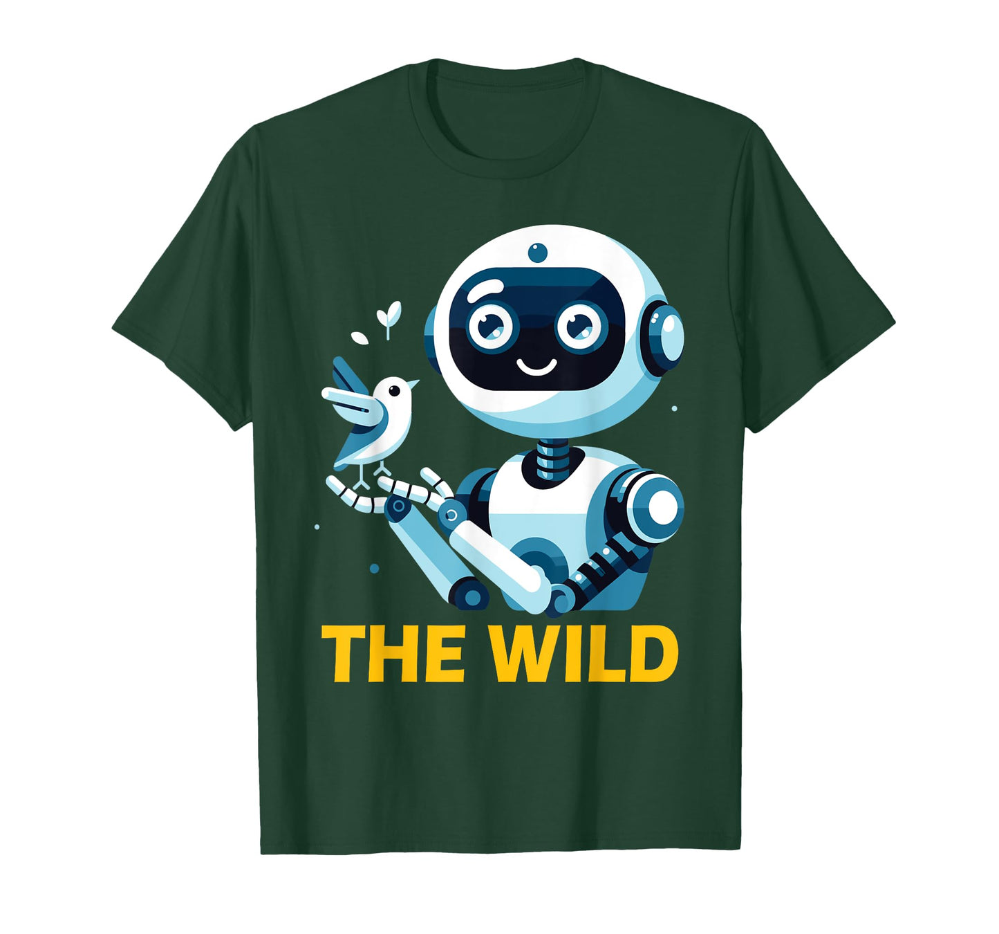Wild Retro Vintage Machine ROBOT Art Science & Math Boy Kid T-Shirt