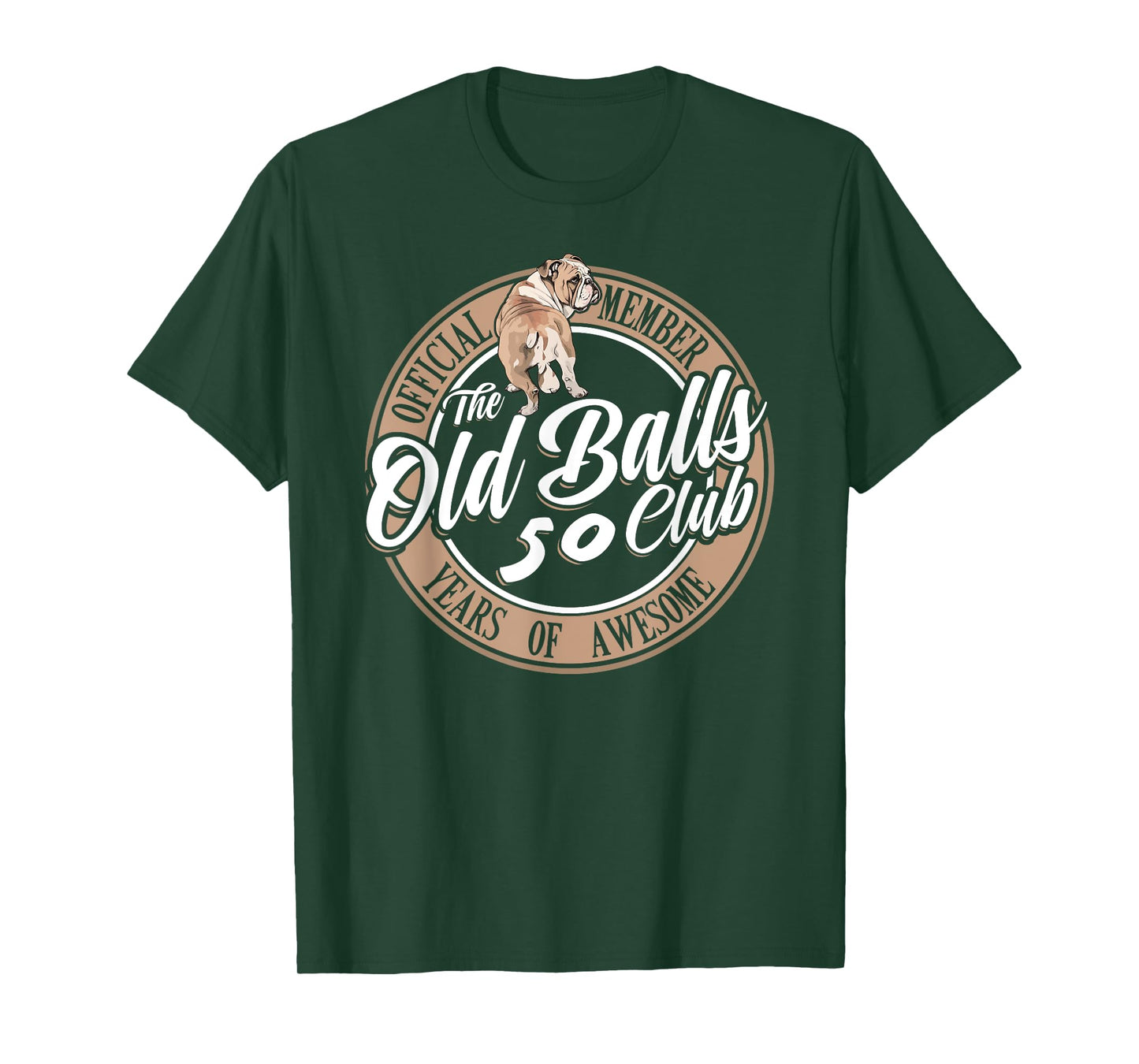 Old Balls Club 50 Years of Awesome Funny 50th Birthday Gag T-Shirt