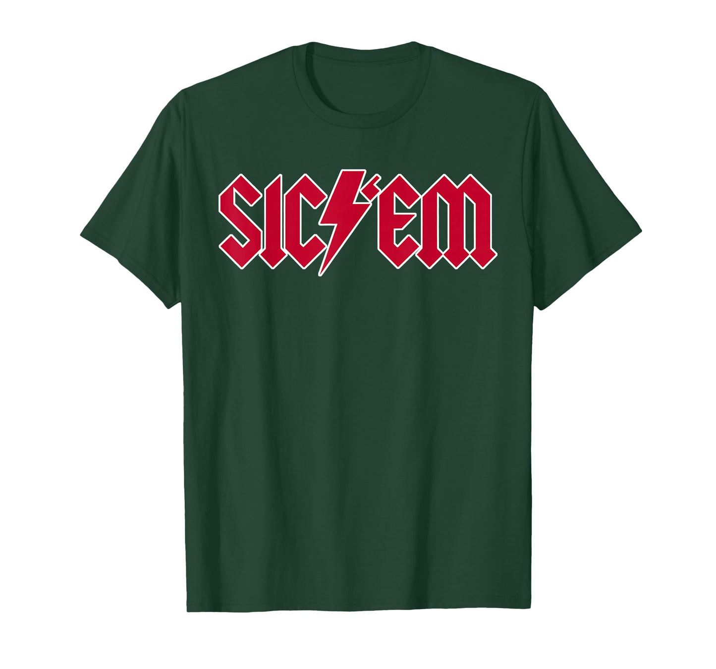 Sic'Em Go Dawgs Highschool Football Spirit Shirt T-Shirt