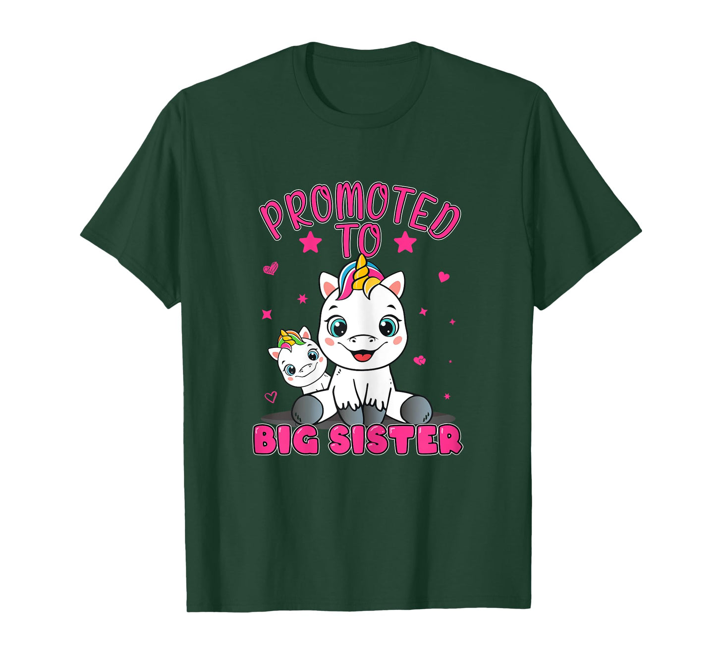 Promoted To Big Sister | Unicorn | Future Sister To Be Girls T-Shirt
