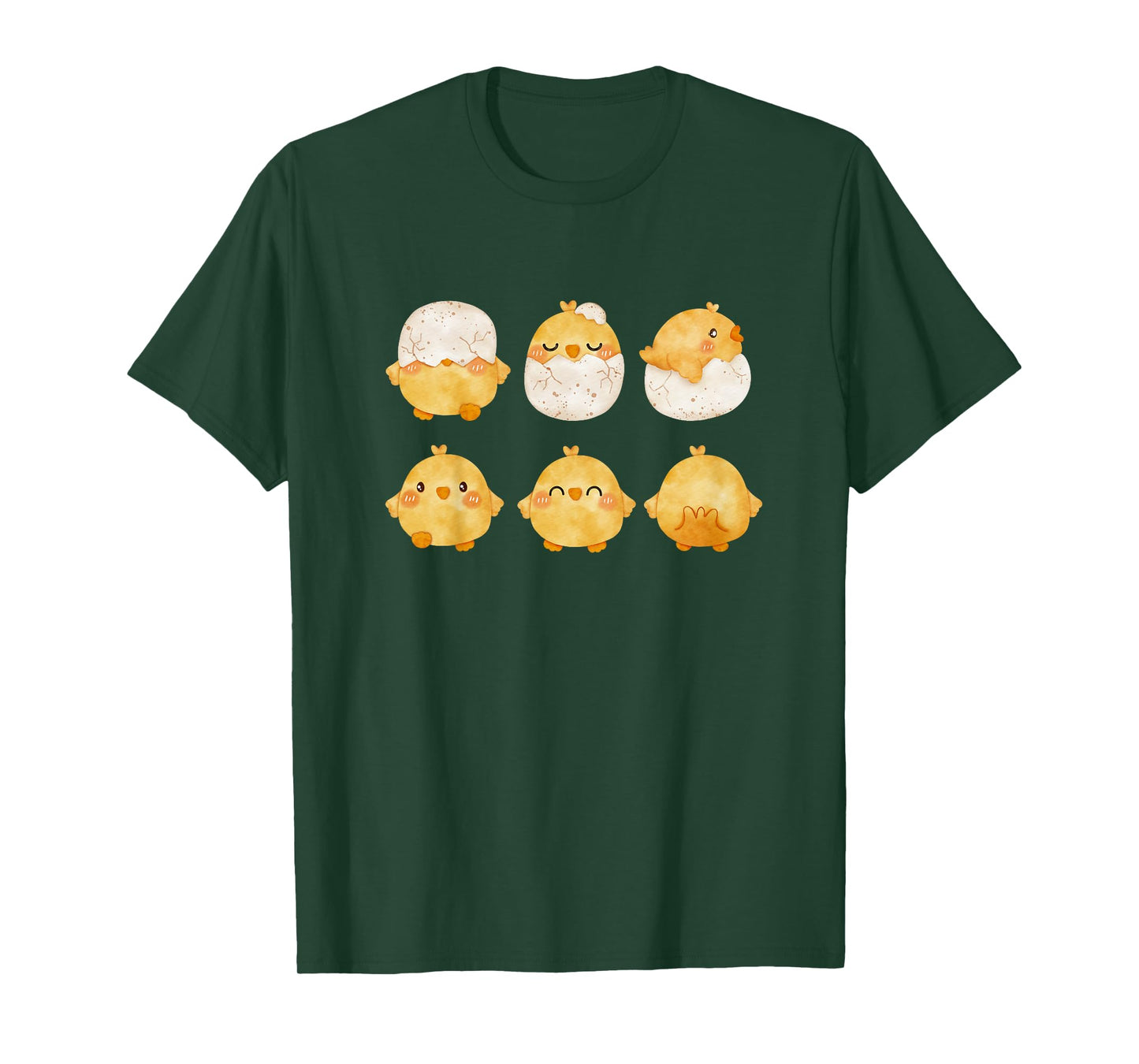 Baby Chicks Hatching from Eggs| Cute Little Chickens Drawing T-Shirt