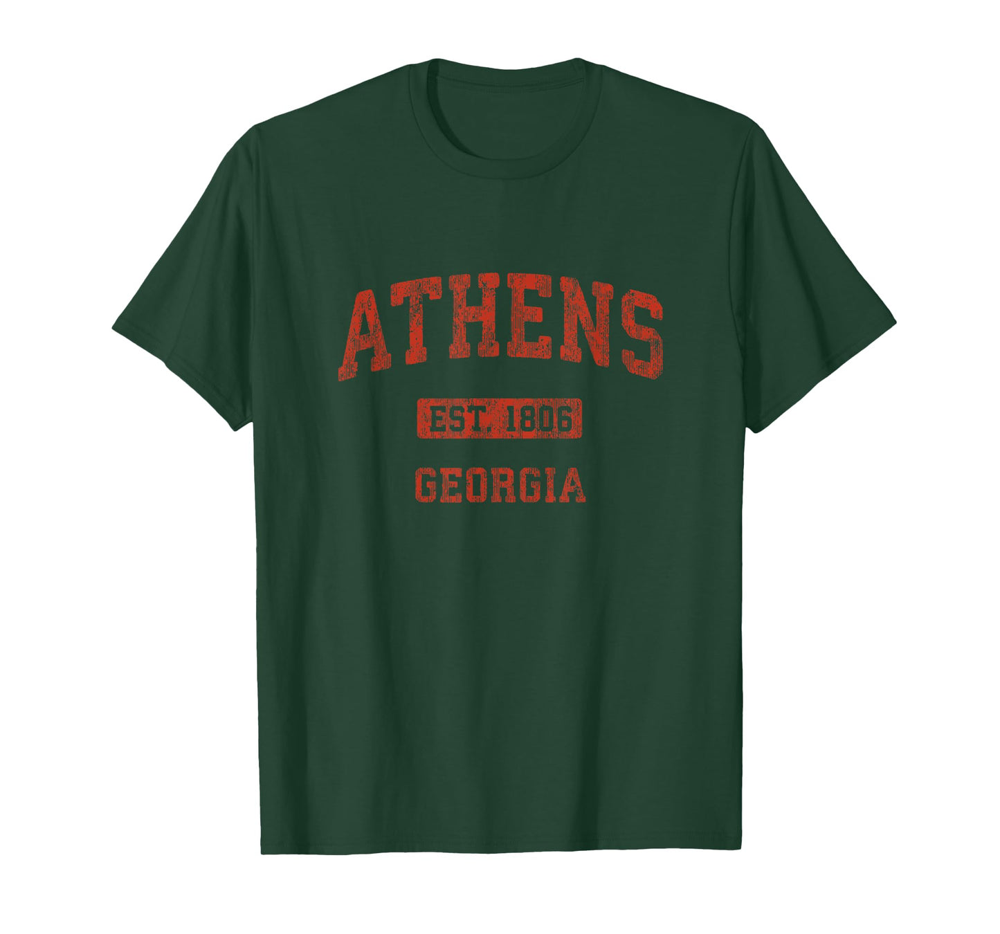 Athens Georgia Vintage Athletic Sports Design T-Shirt