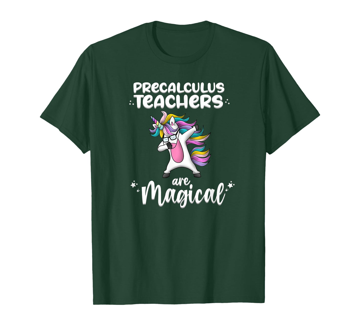 Unicorn Precalculus Love Funny School Teacher Magical T-Shirt for Men Women Girls Kids