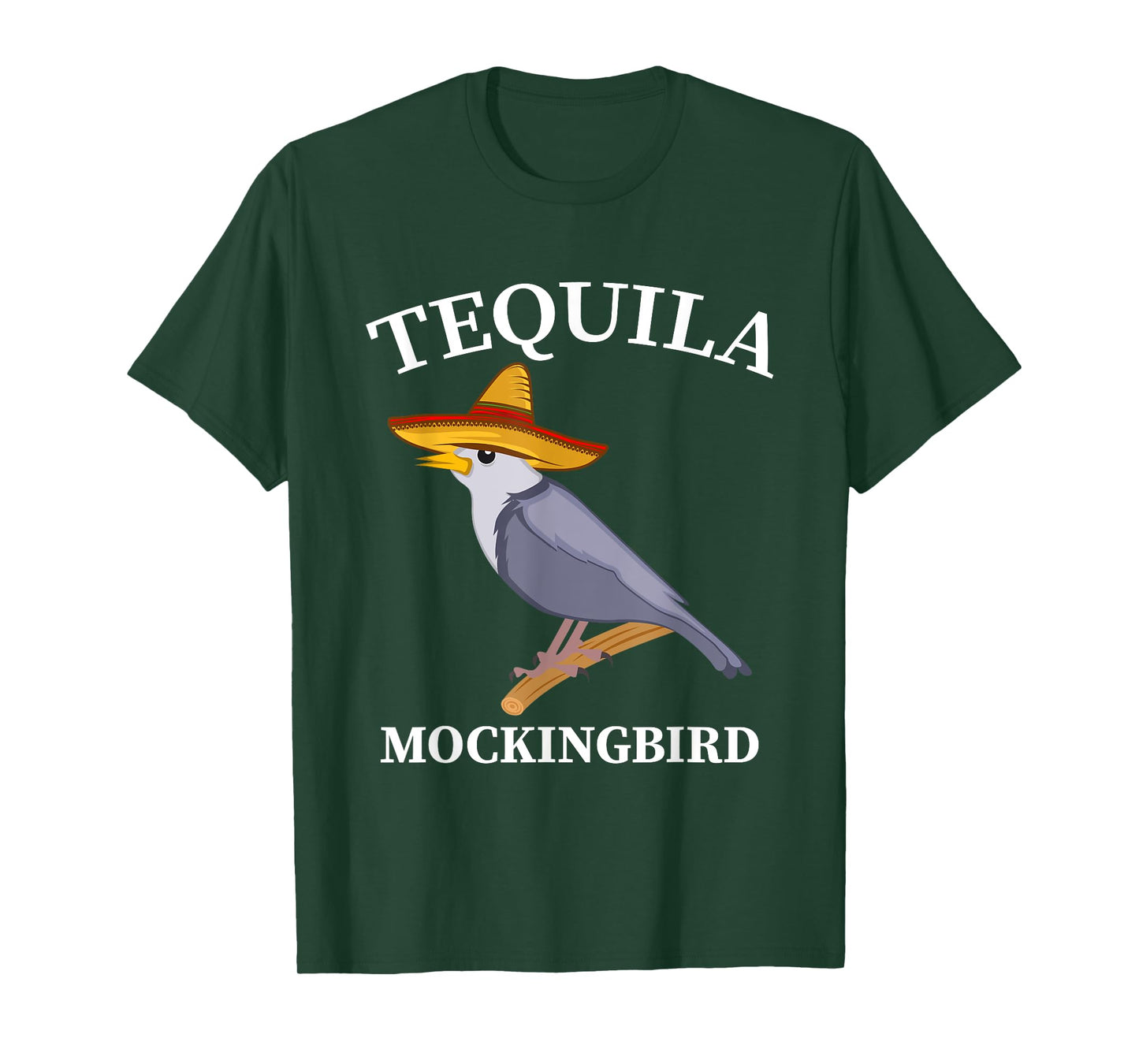 Tequila Mockingbird Drinker And Bird Lover T-Shirt