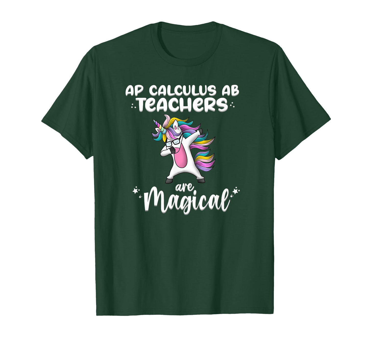 Unicorn Girl AP Calculus AB Teacher Gift Love Awesome Funny T-Shirt