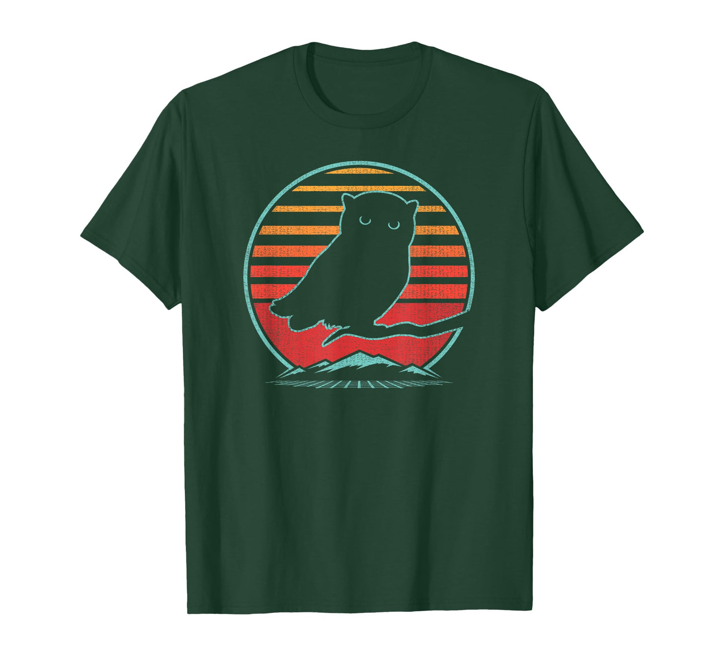 Owl Lover Bird Animal Birding Retro Vintage 80s Style T-Shirt