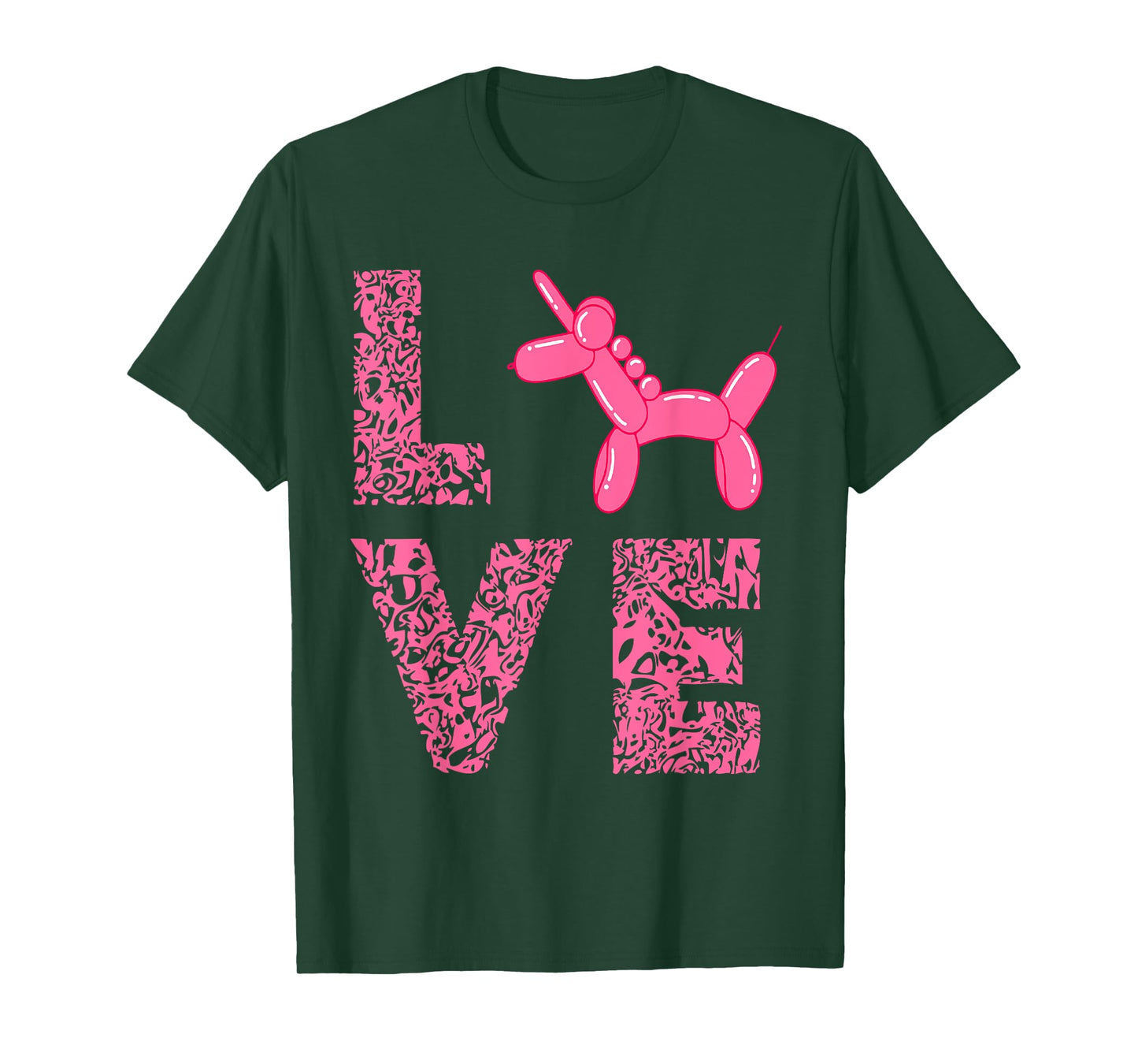 Balloon Twisting Unicorn Love Balloon Artist Balloon Animal T-Shirt