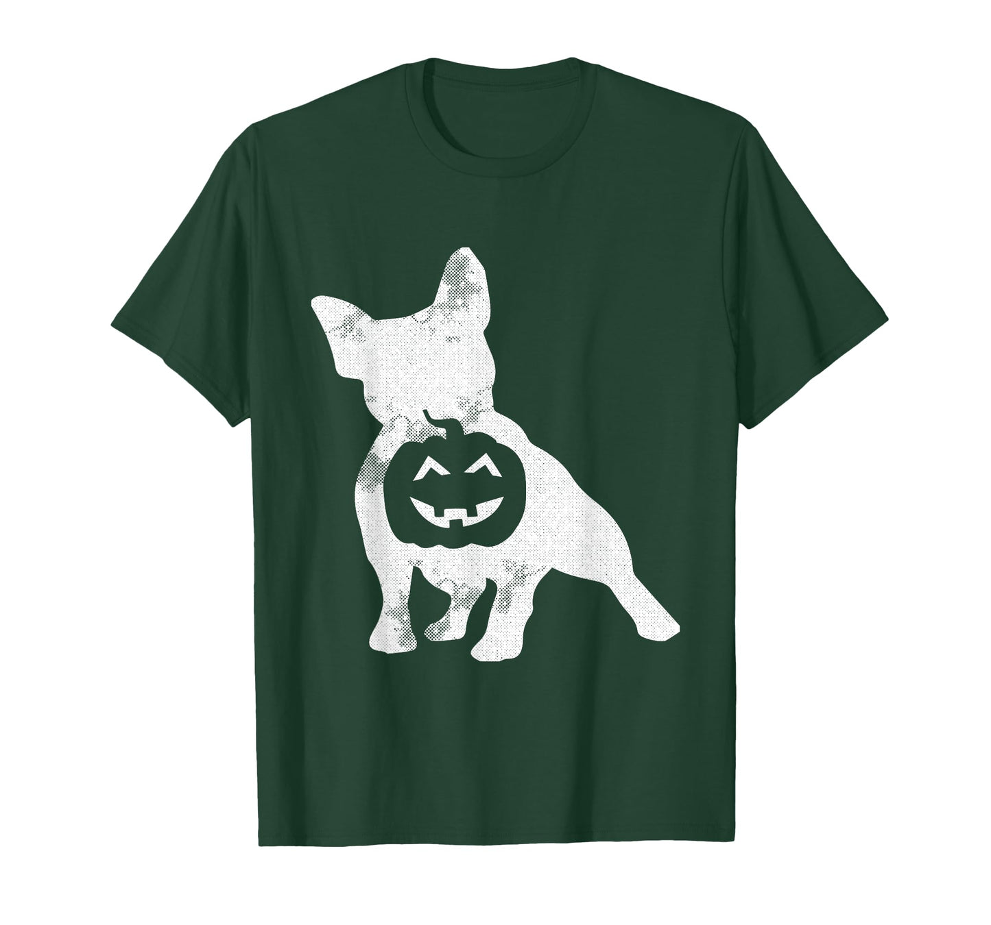 French Bulldog Lazy Halloween Costume Cute Frenchie Pumpkin T-Shirt