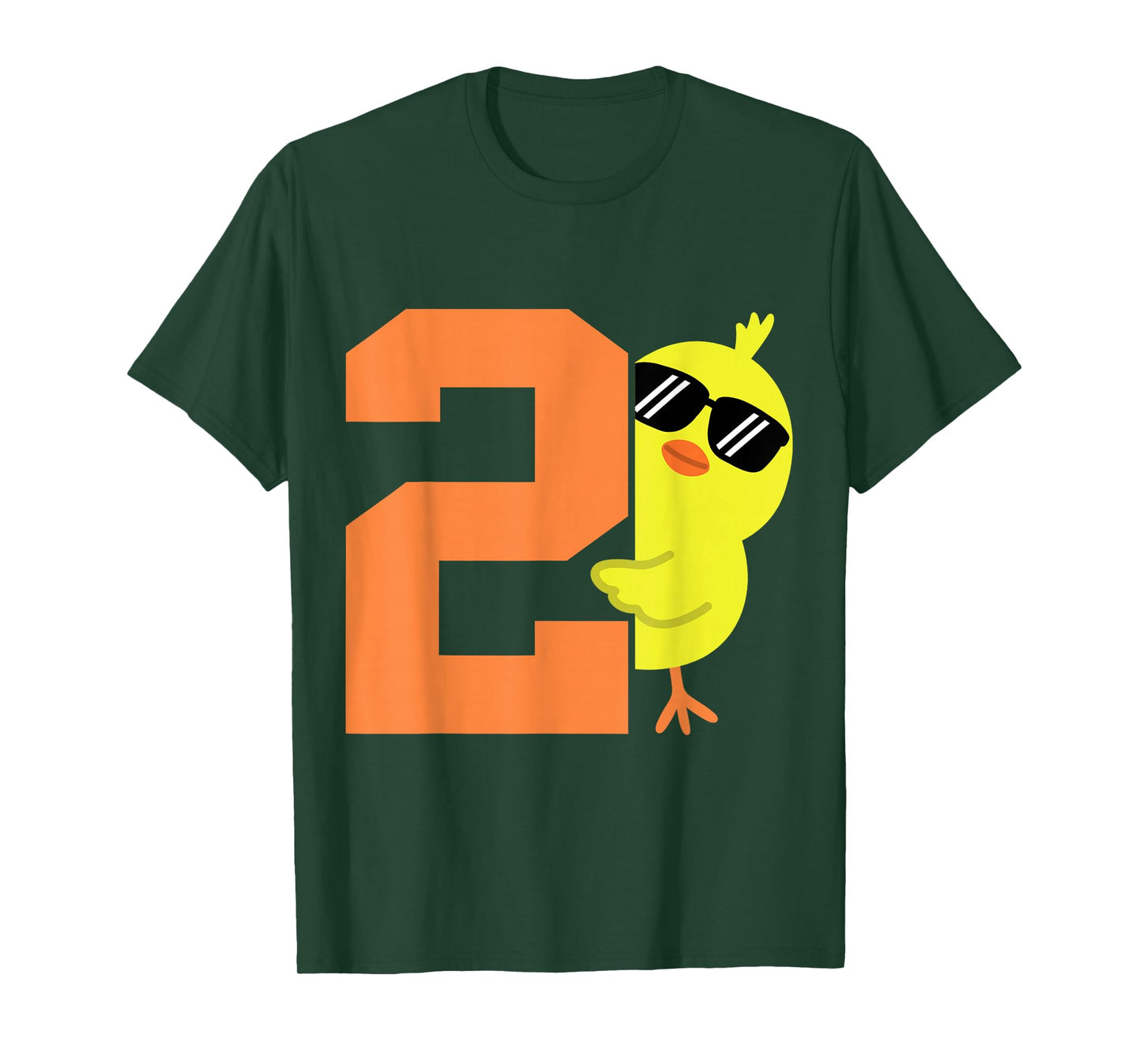 Toddler 2nd Birthday Chicken Themed 2 Year Old Boy Kid Chick T-Shirt