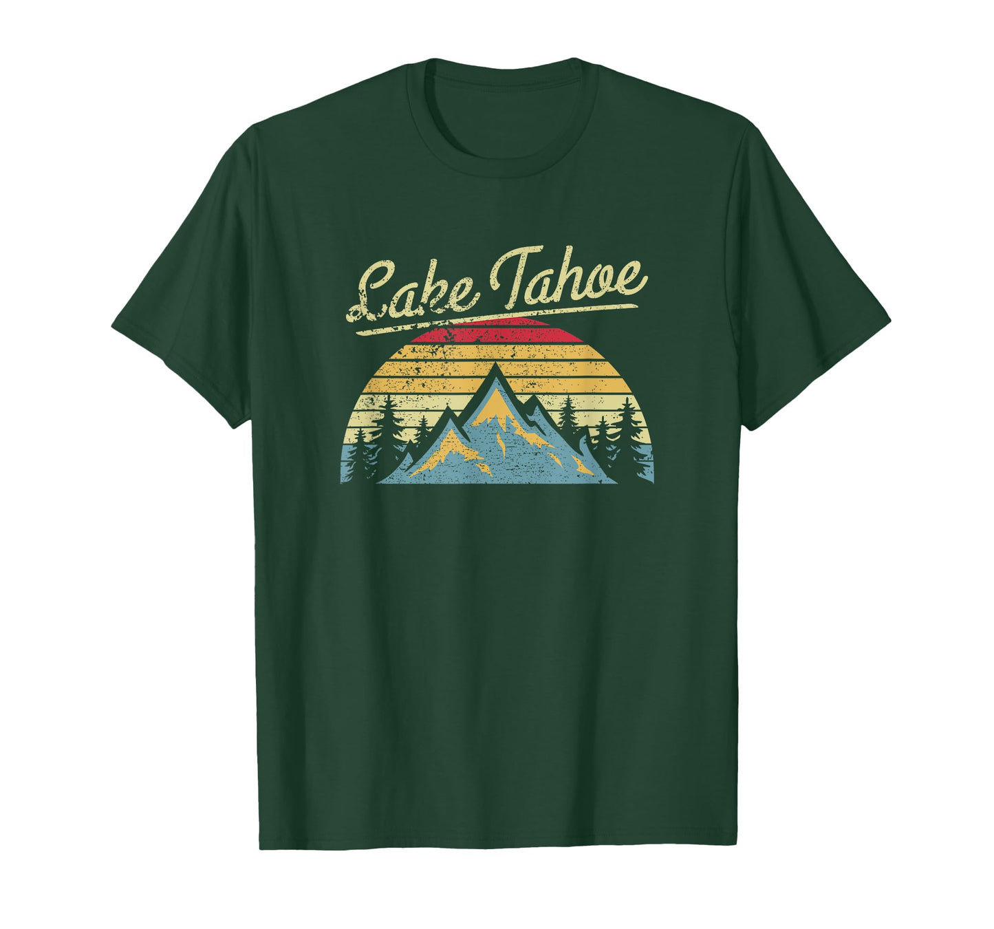 Vintage Retro Lake Tahoe National Forest T Shirt T-Shirt