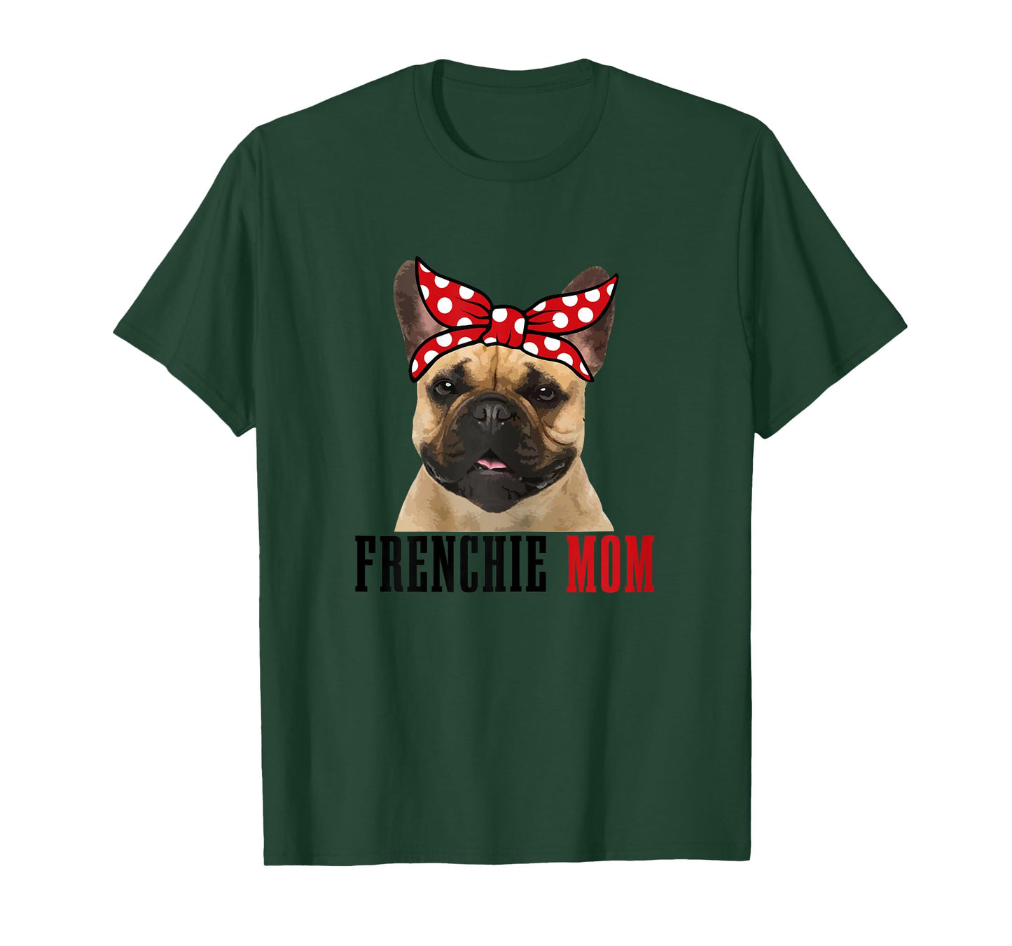 Frenchie Mom Funny Cute Vintage Dog French Bulldog Mom T-Shirt