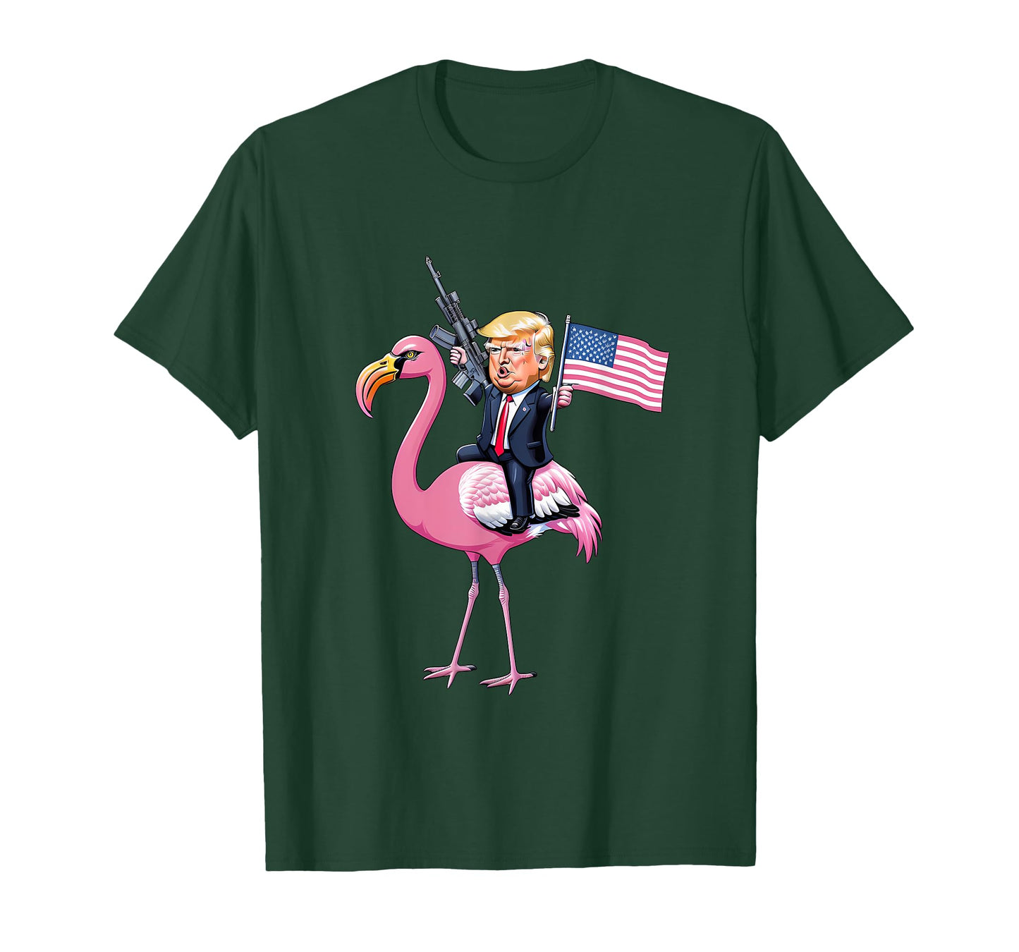 President Donald Trump Flamingo T-Shirt