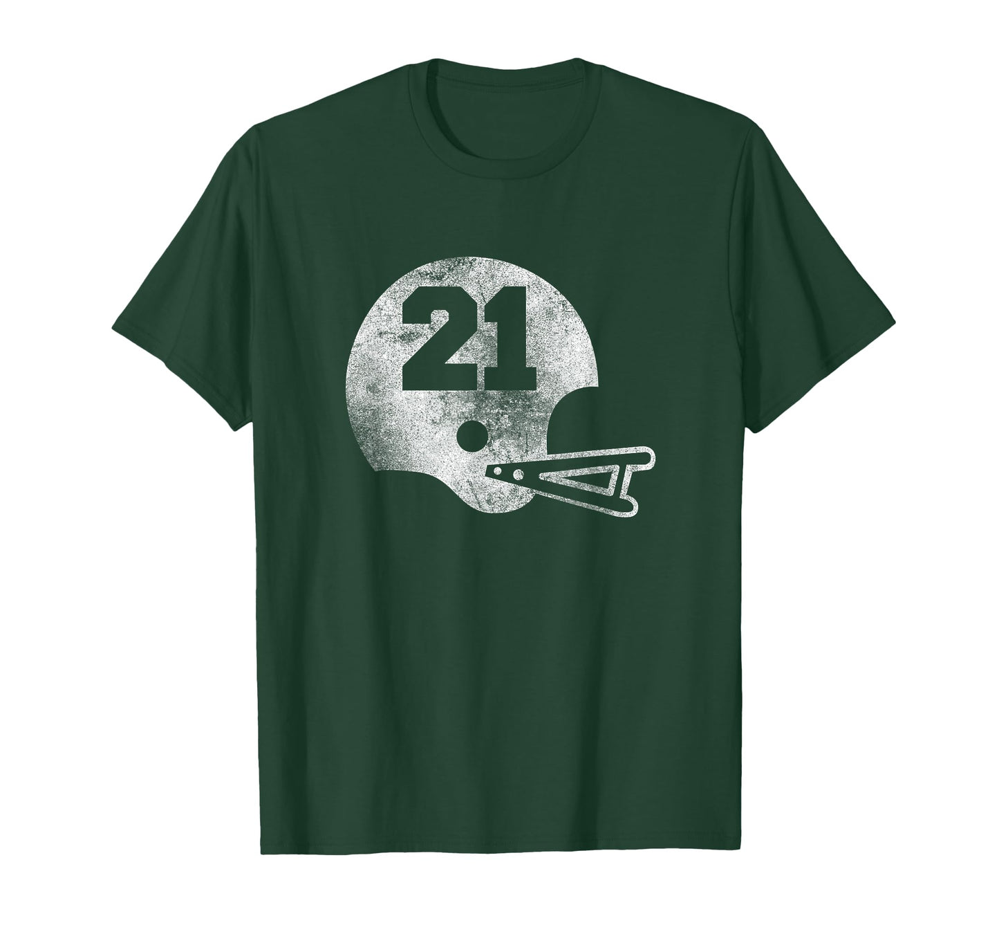 Vintage Football Jersey Number 21 T-Shirt Player Number T-Shirt