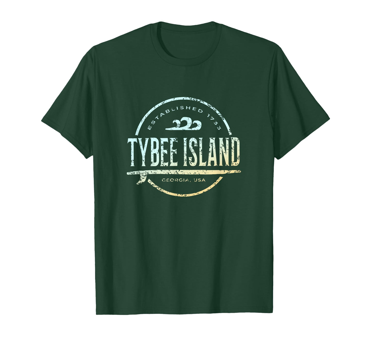 Tybee Island - Retro Tybee Island Georgia Vintage Surf T-Shirt