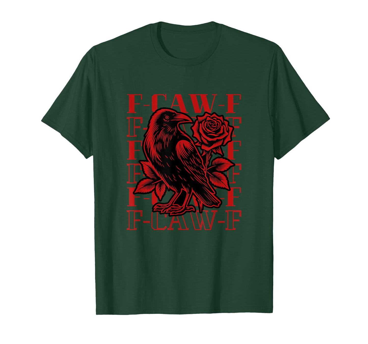 Funny F-Caw-F Crow Black Crow, F-Caw-F Black Bird T-Shirt