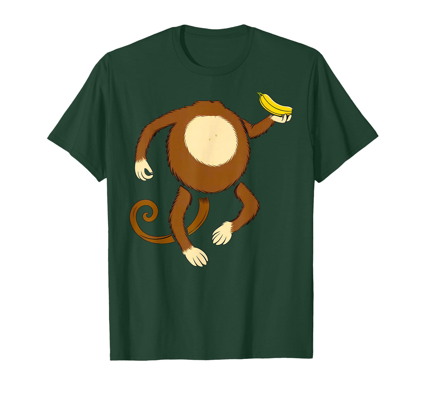 Monkey Holding Banana Halloween Costume T-Shirt