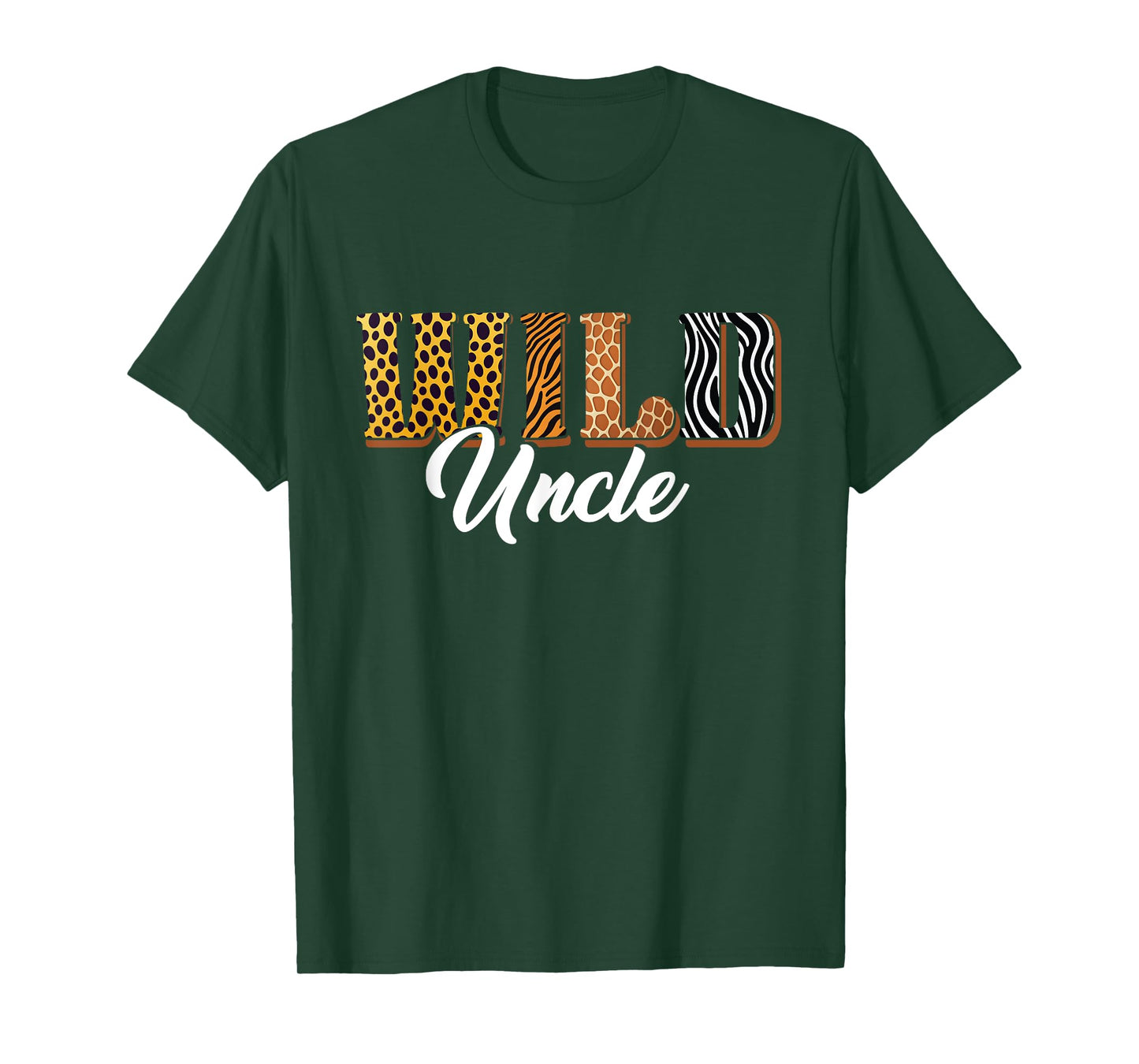 Wild Uncle Zoo Safari Jungle Animal Birthday Matching Family T-Shirt