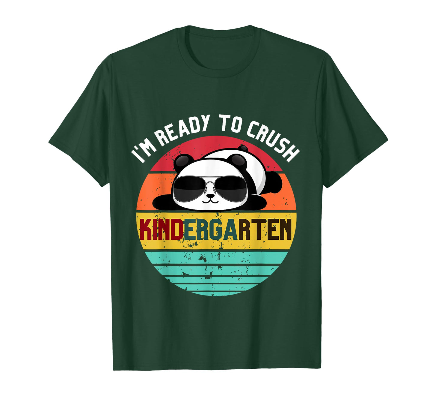 I'm Ready To Crush Kindergarten Panda First Day of School T-Shirt