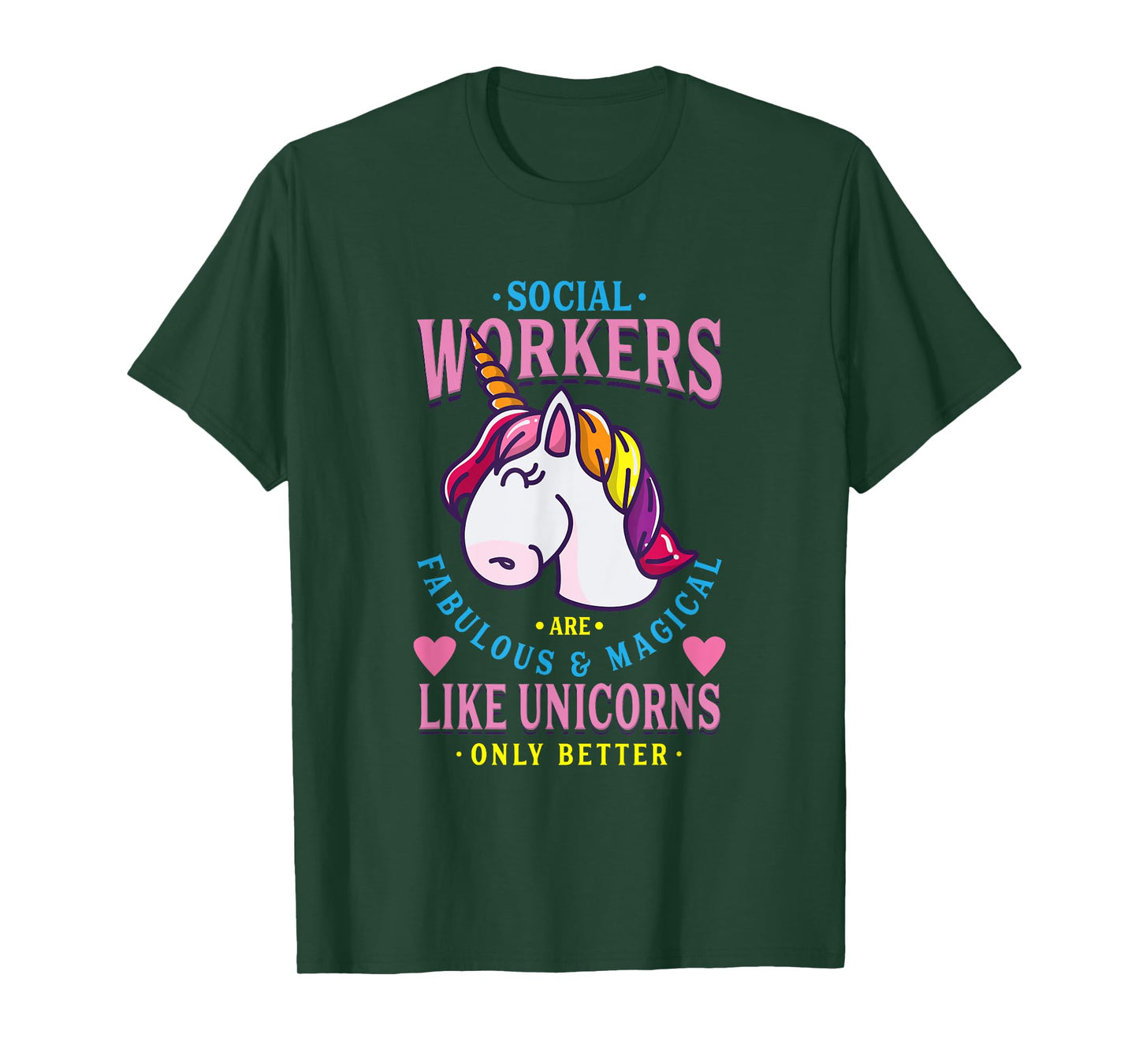 Social Workers Like Unicorn Social Worker T-Shirt