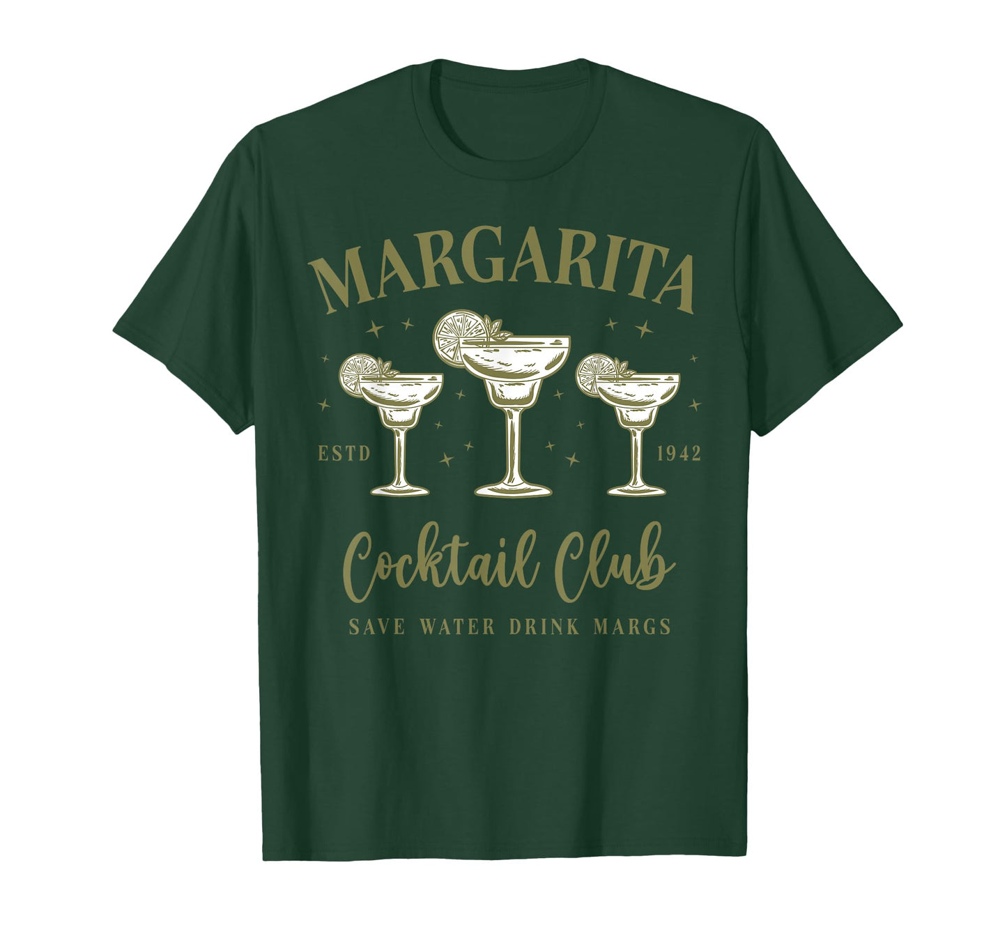 Margarita Cocktail Club Save Water Drink Margs Tequila Lover T-Shirt
