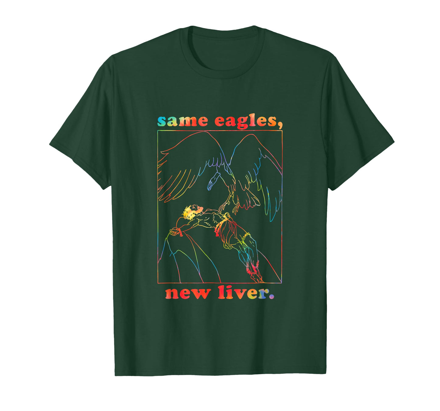 Same Eagles New Liver Funny Apparel T-Shirt