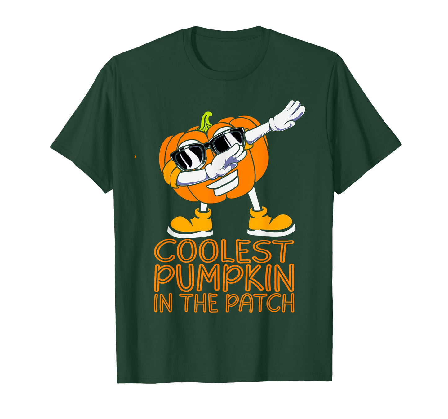 Coolest Pumpkin In The Patch Halloween Jackolantern Kid Boy T-Shirt