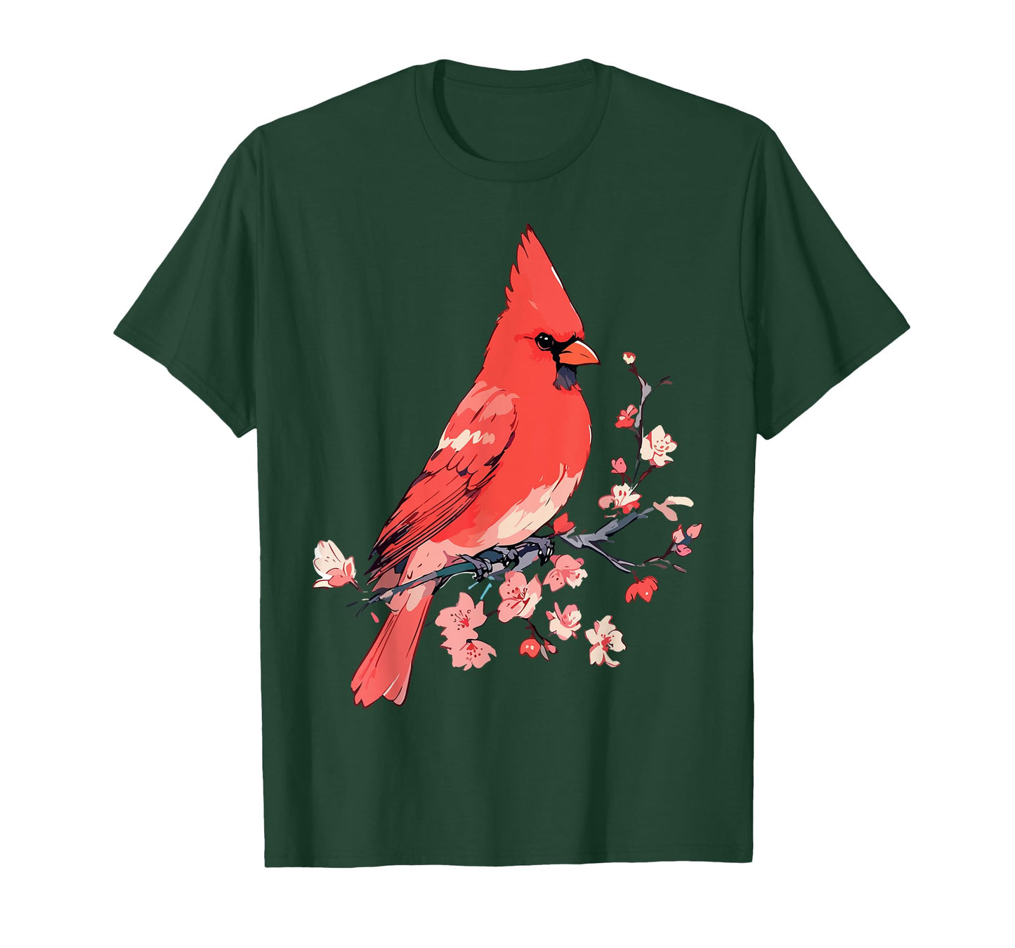 Cardinal bird. Nature's ruby. Beauty in red. T-Shirt