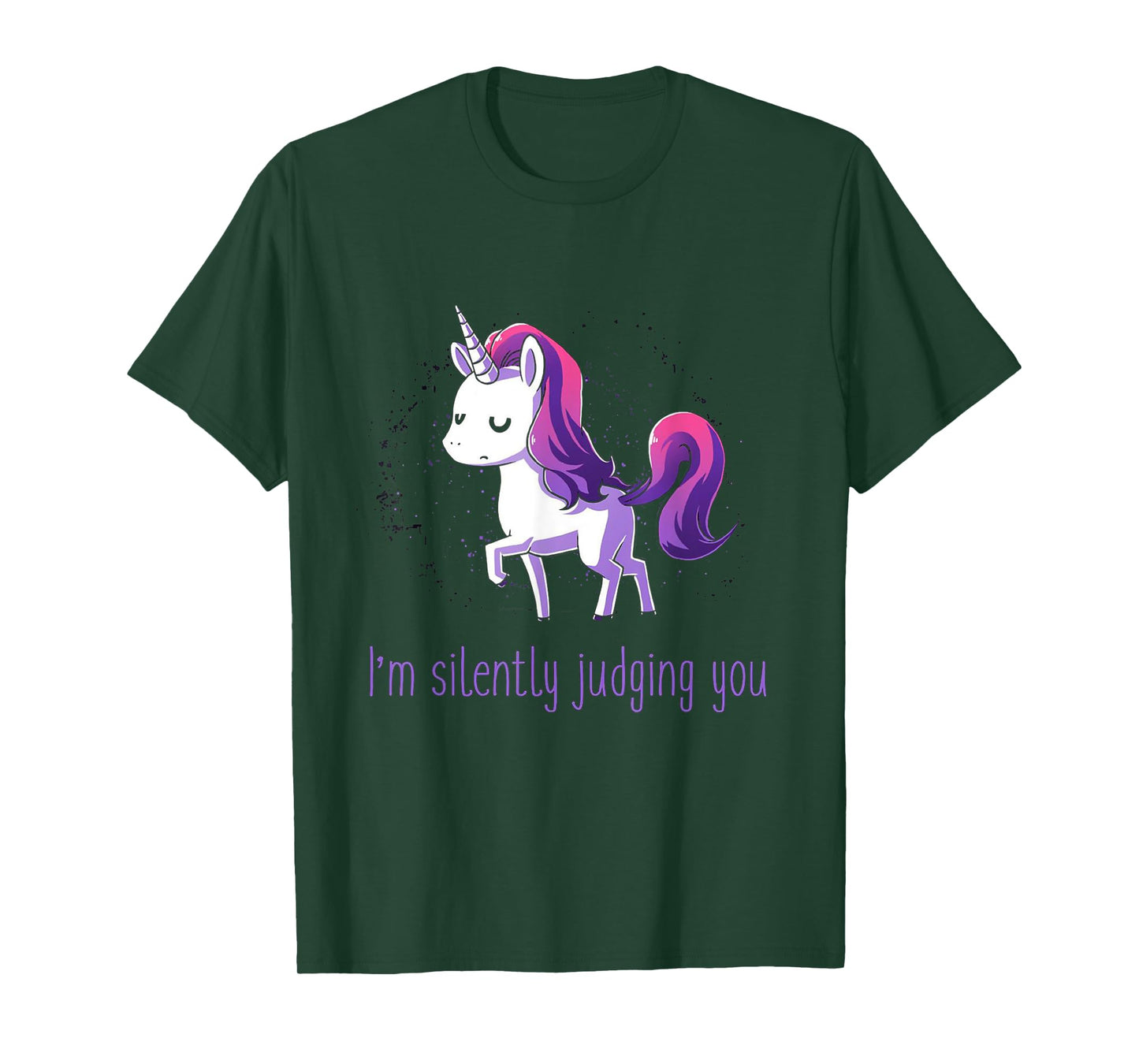 Silently Judging You Unicorn T-Shirt