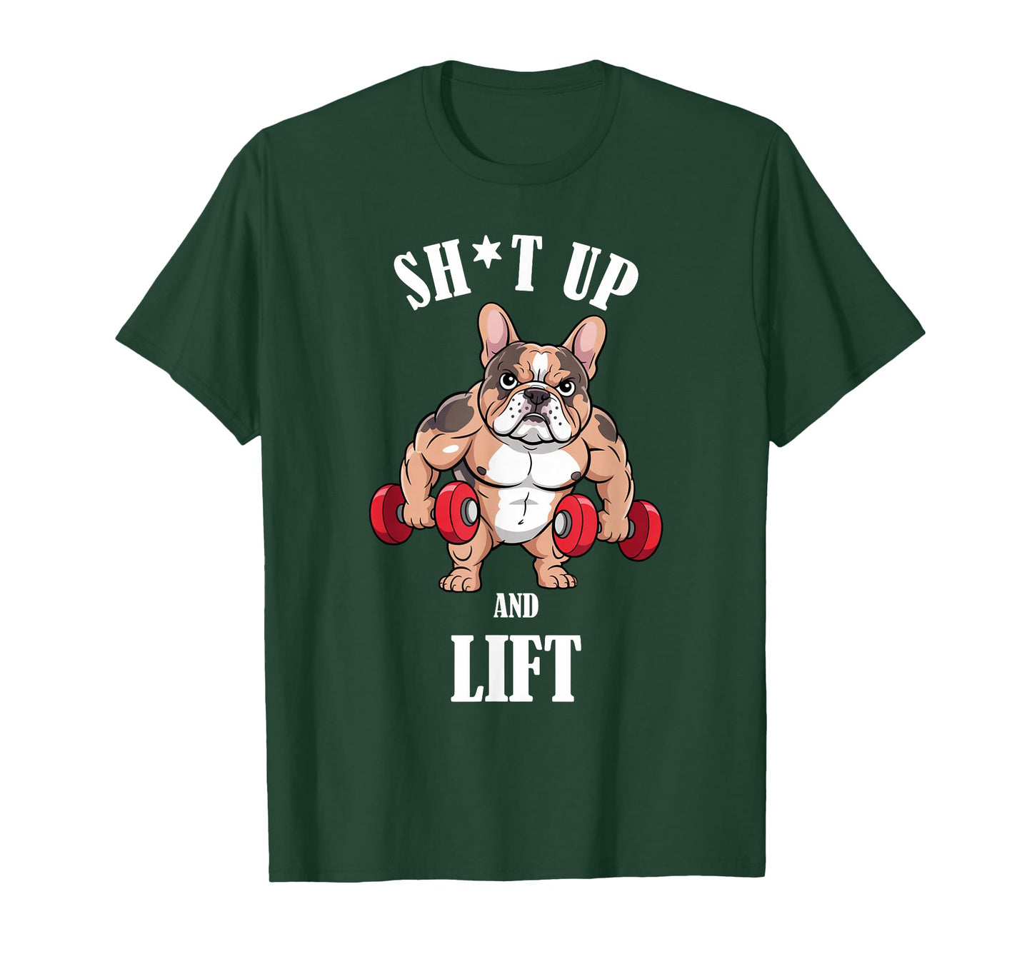 French Bulldog Weightlifting Shirt Gym French Bulldog T-Shirt