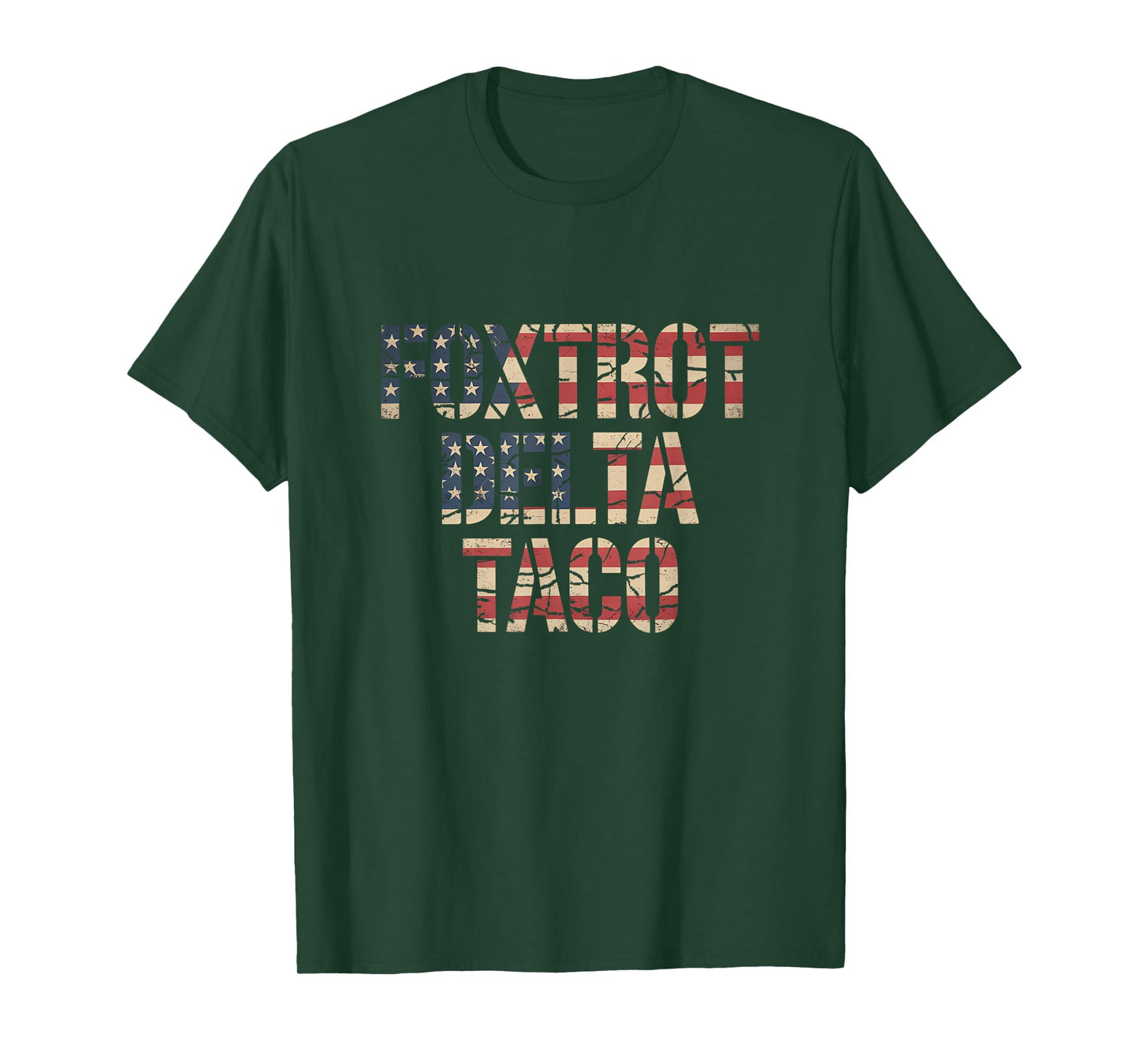 Retro Fox Red Delta Taco Funny Trump Resist Vintage Style T-Shirt