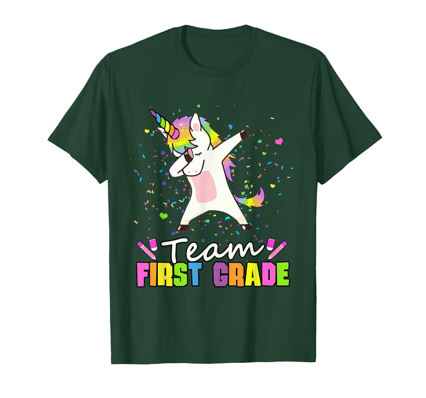 Team First Grade Unicorn 1st Grade Squad T-Shirt