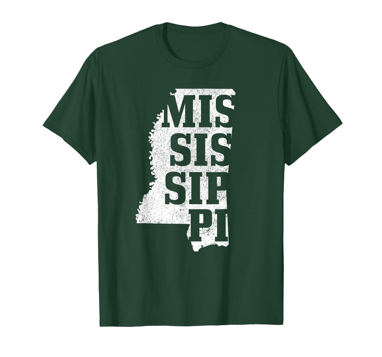 Mississippi Vintage State Map Pride T-Shirt
