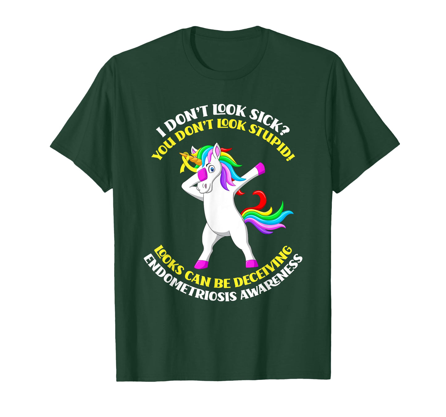 Endometriosis Awareness Unicorn Endometriosis Warrior T-Shirt