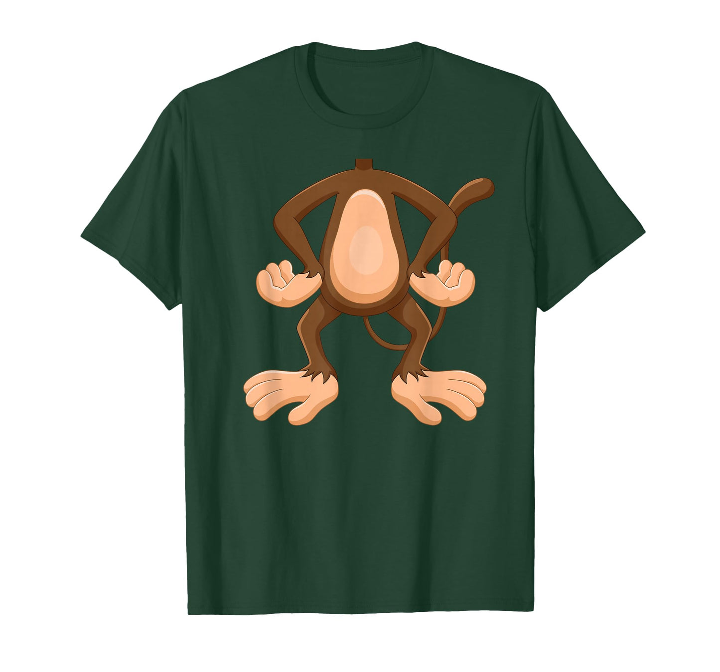 Monkey Costume Cute Boys Girls Zoo T-Shirt