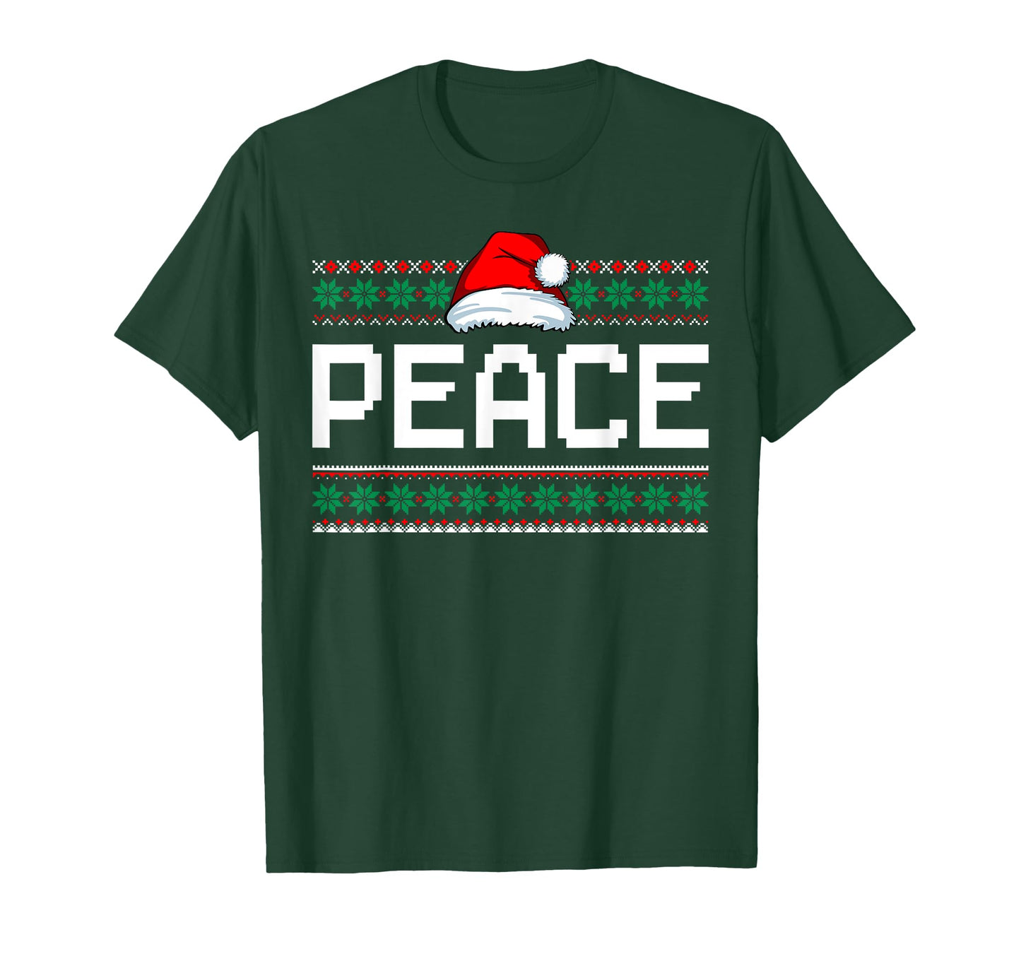 Peace I Come In Peace Couples Ugly Christmas Xmas Sweaters T-Shirt