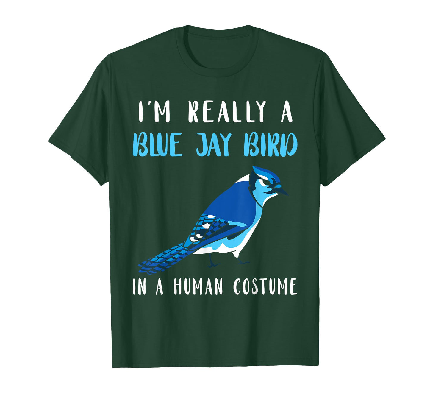Steller's Jay Blue Jay Bird Human Costume Artistic Animal T-Shirt