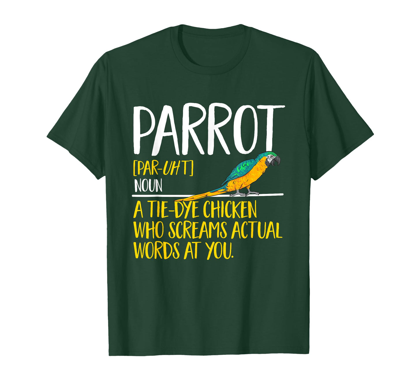 Macaw Parrot Definition Blue And Yellow Macaw T-Shirt