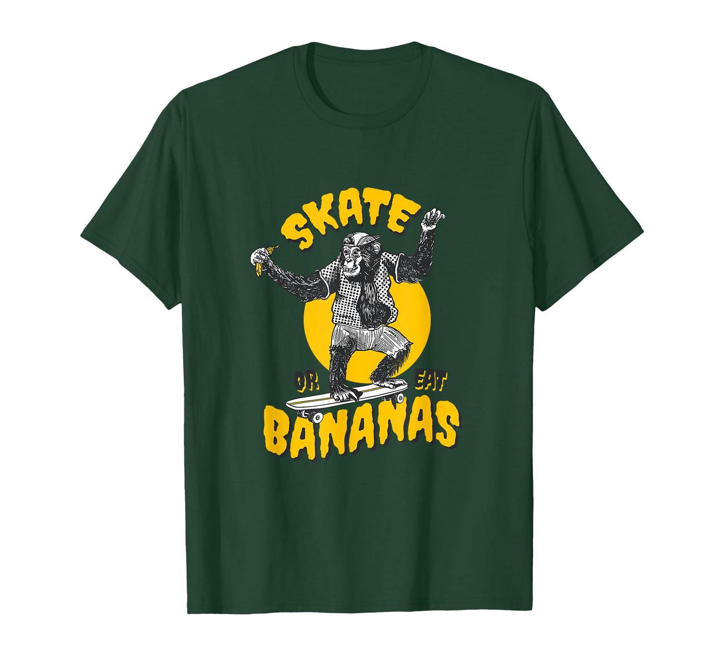 Skater Monkey Skateboard T-Shirt
