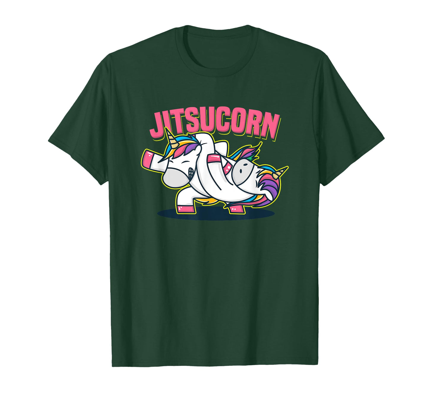 Funny Jiu Jitsu T-Shirt Cute Unicorn Self Defense T-Shirt