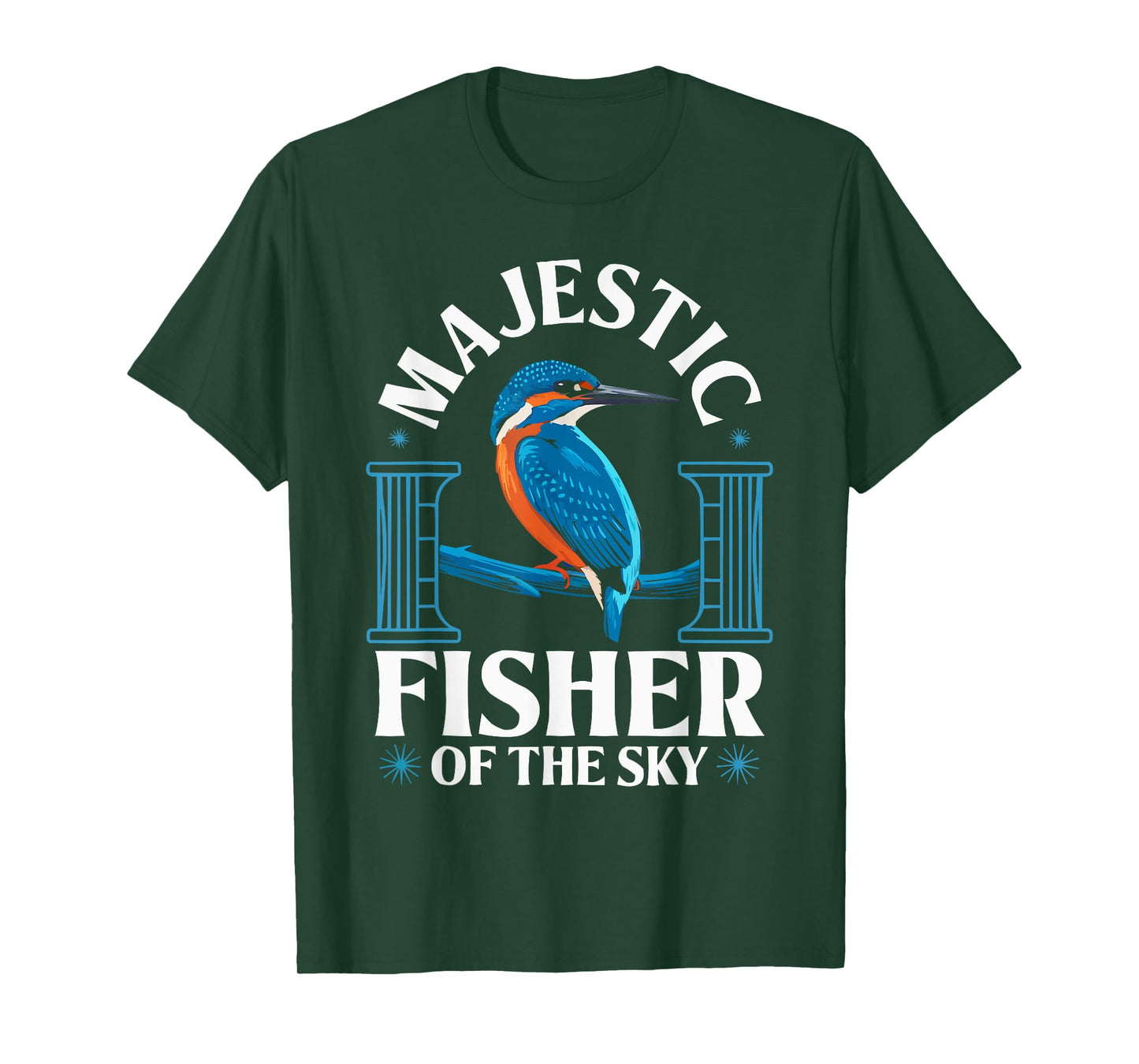 Belted Kingfisher Bird Lover Ornithology Birdwatching T-Shirt