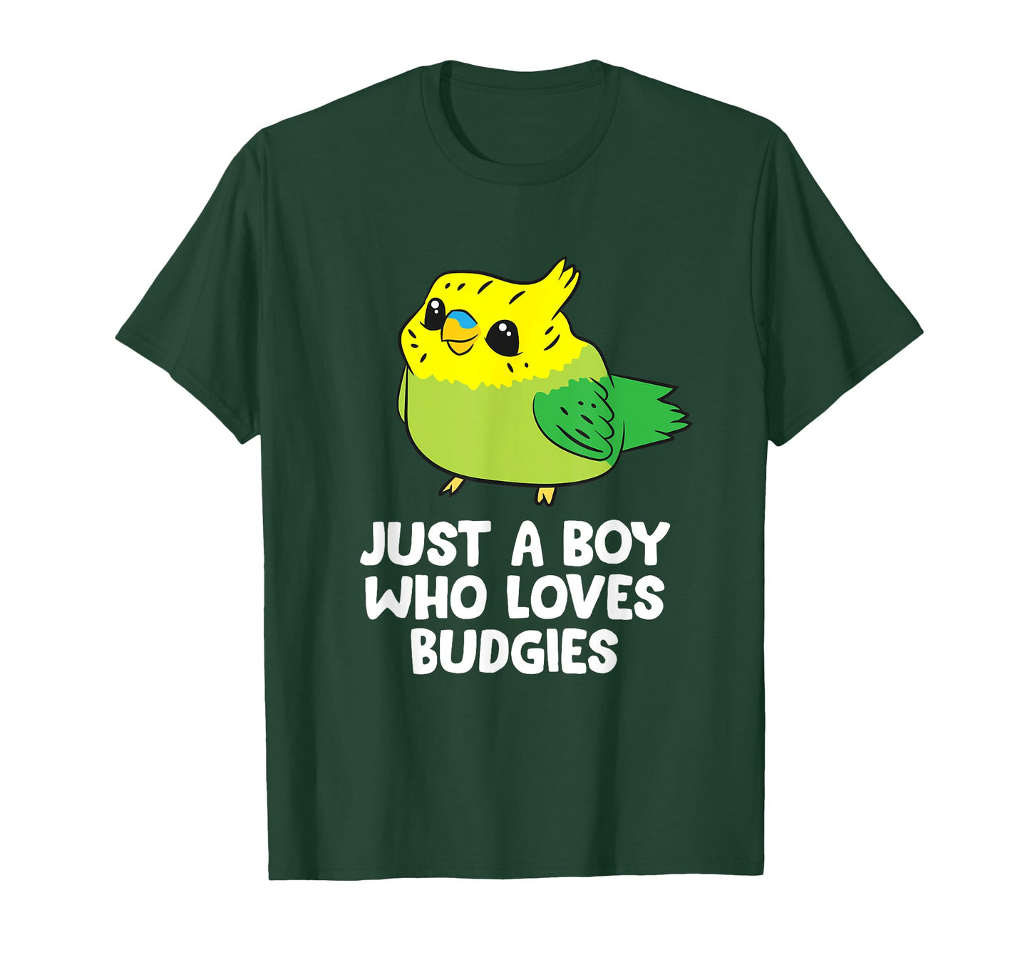 Parakeet Pet Son Just a Boy Who Loves Budgies T-Shirt