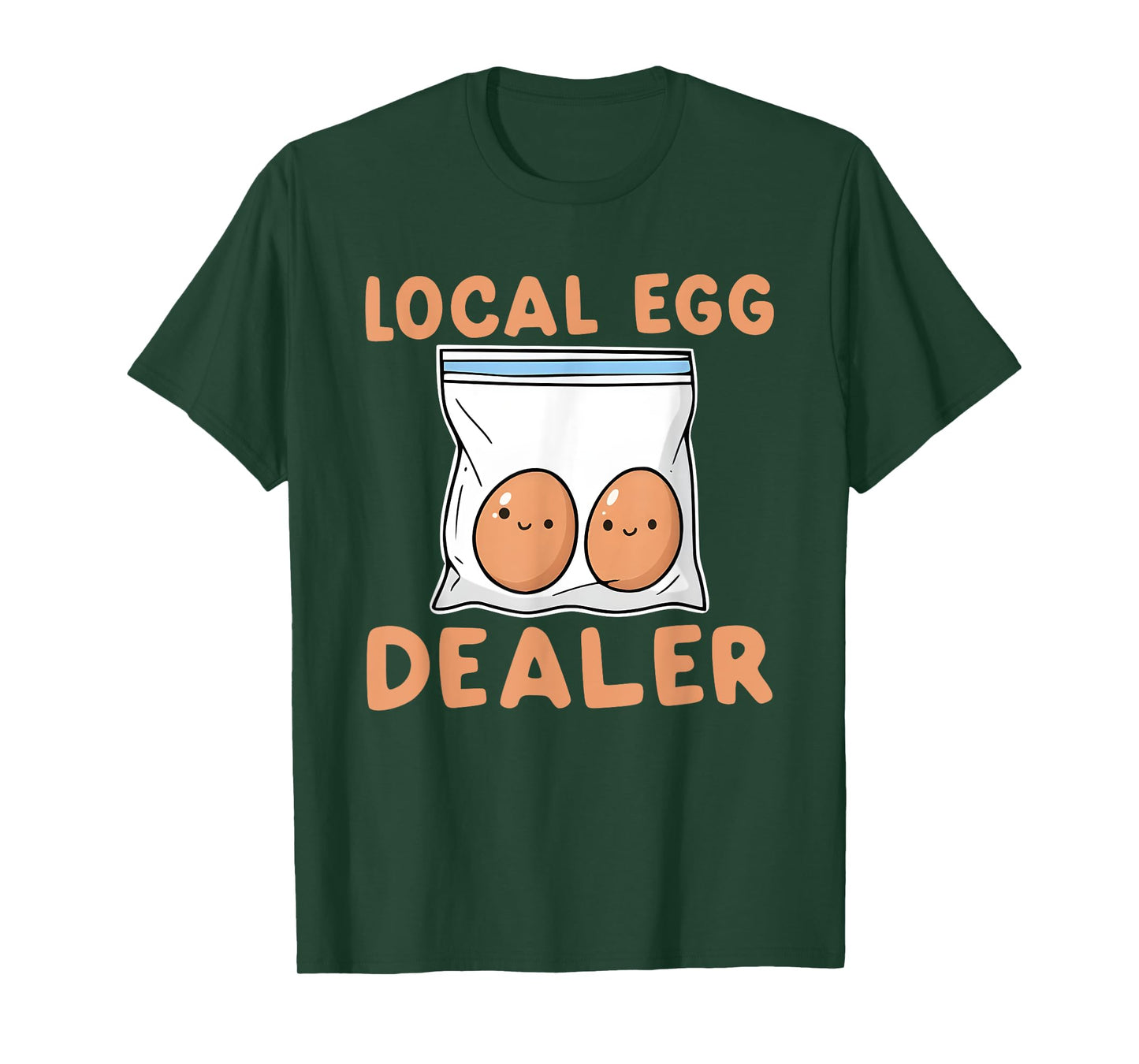 Cute Local Egg Dealer Funny Chicken Farmer T-Shirt