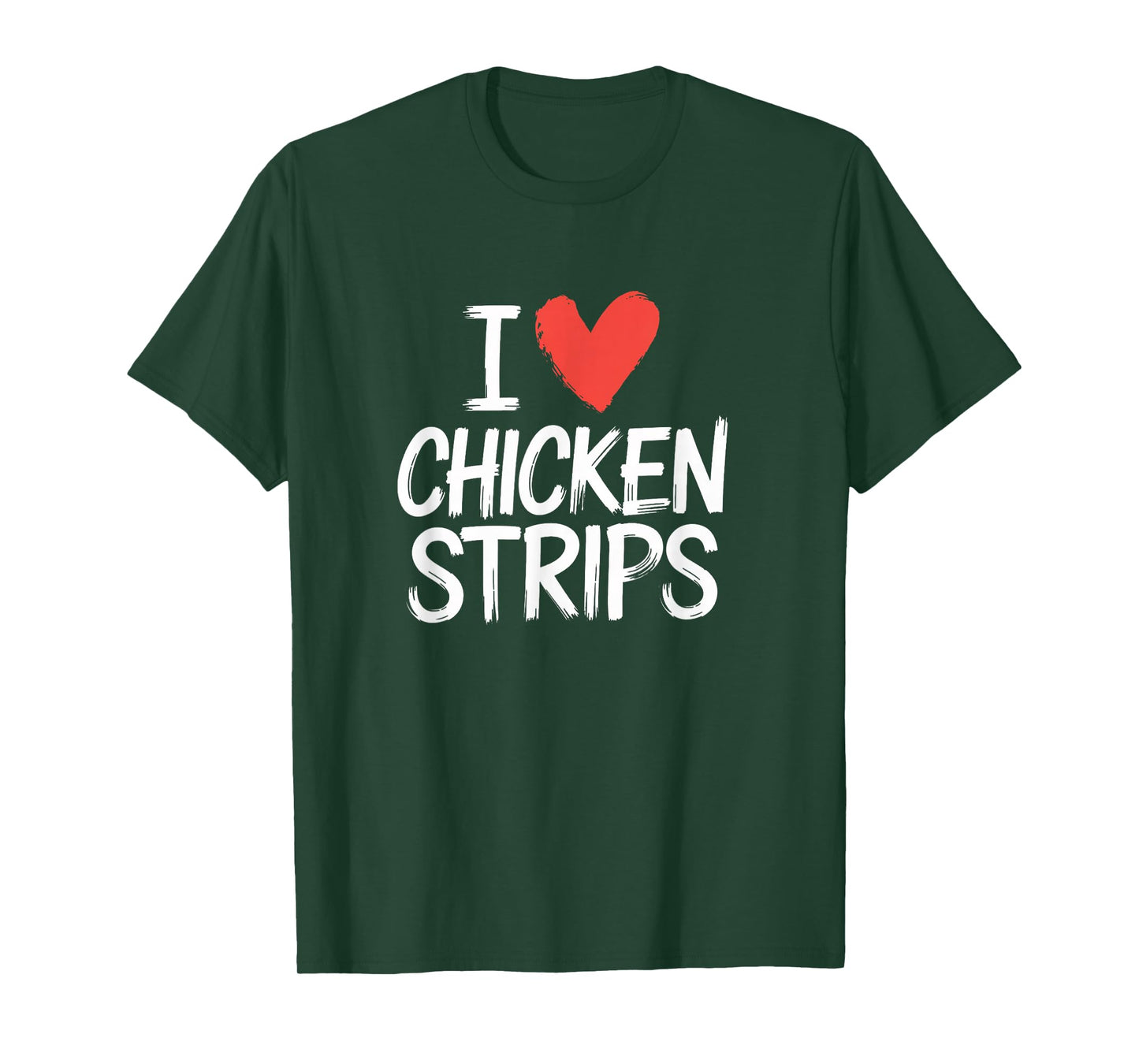 I Heart Love Chicken Strips Food T-Shirt