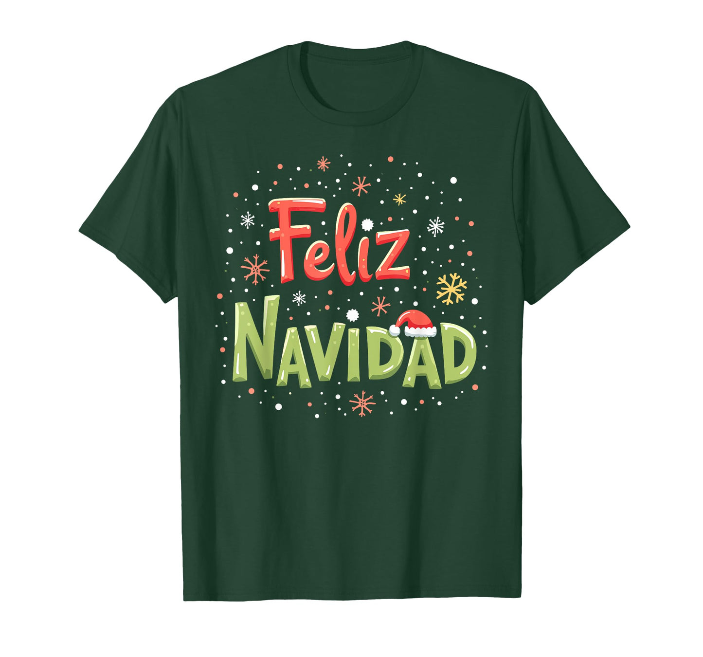 Feliz Navidad Christmas Mexican Xmas Spanish New Year T-Shirt