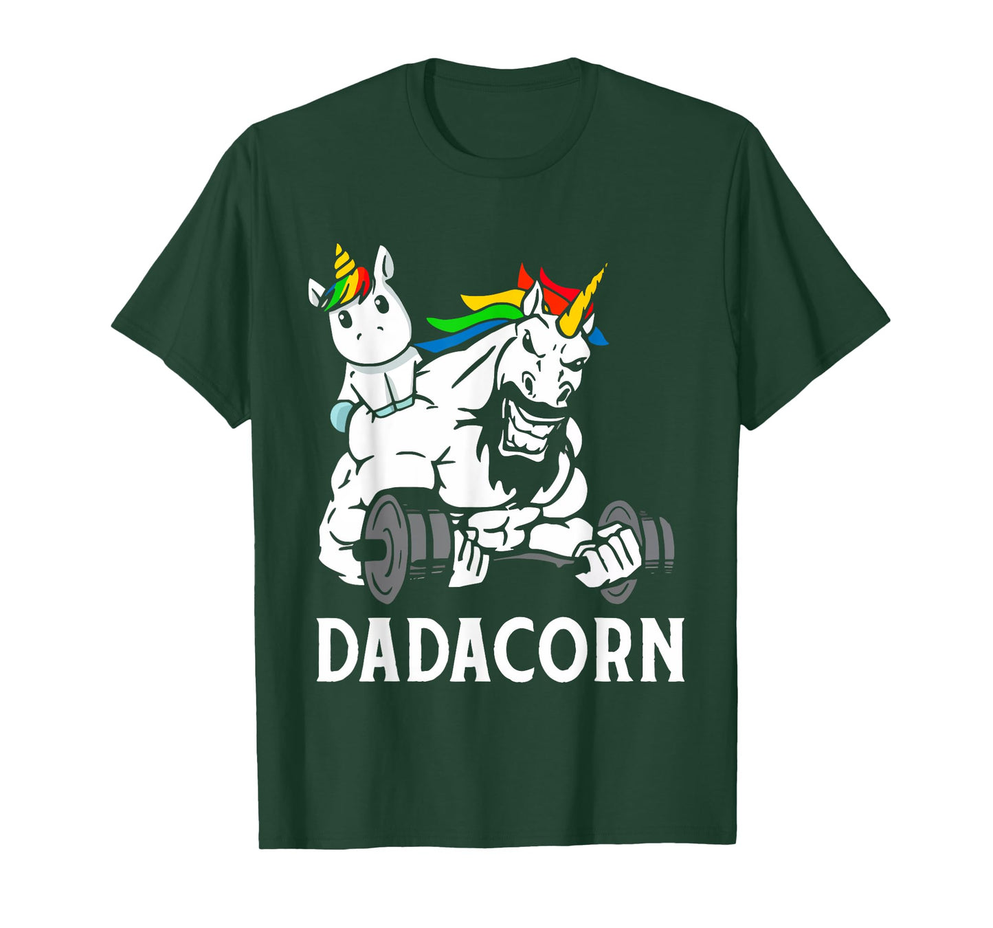 Fathers Day Gift Unicorn Dad Shirt Funny Dadacorn Men T-Shirt